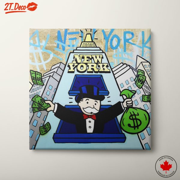 Monopoly Inspired Artwork of New York