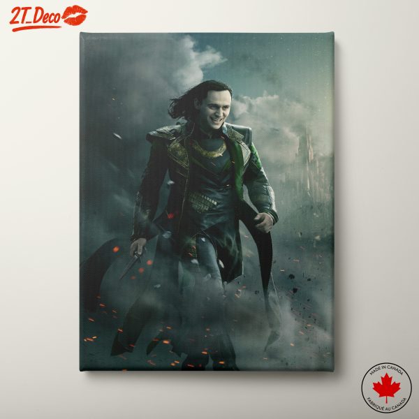 Loki Character Art in Dramatic Scene