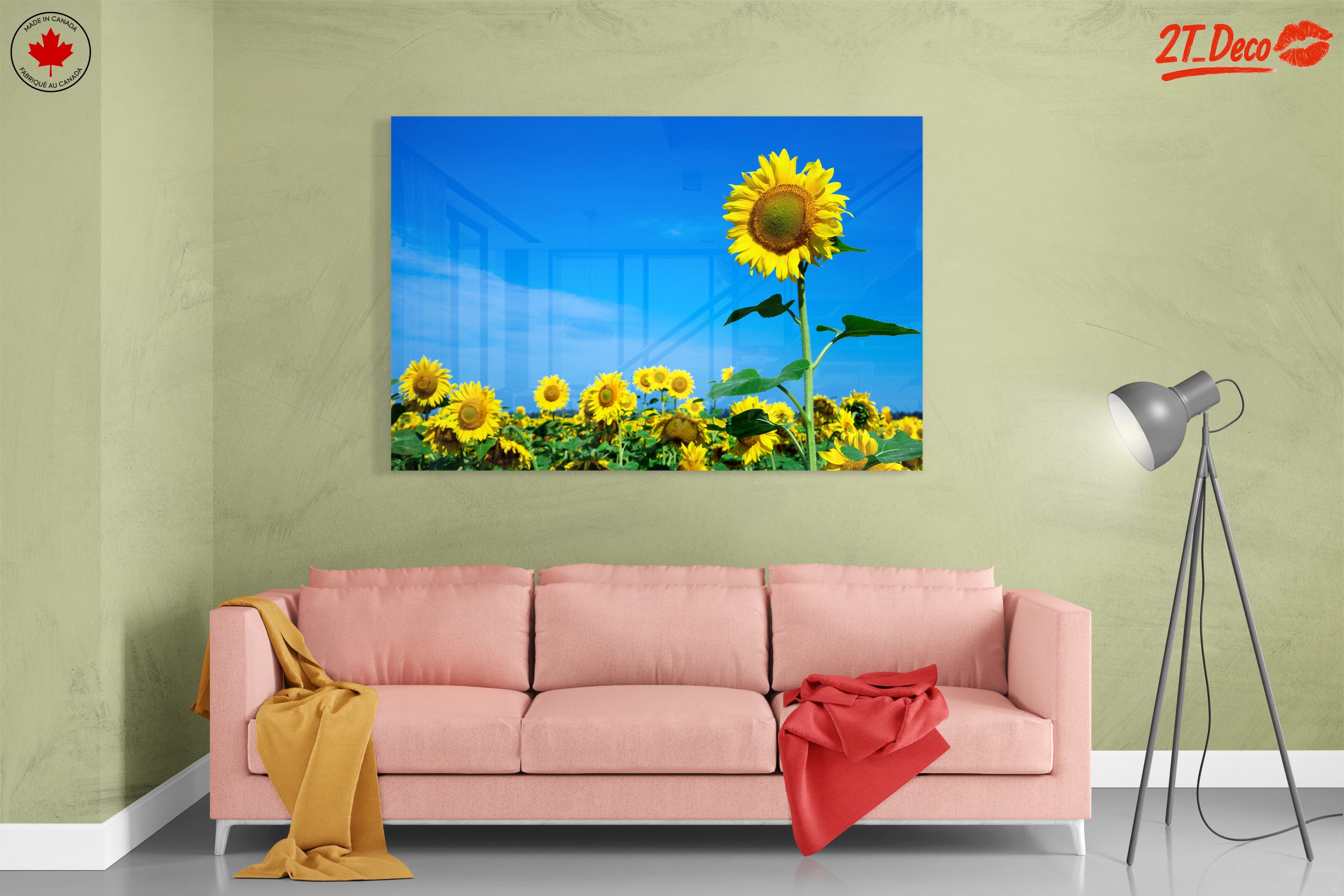 Vibrant Sunflower Field Under Clear Blue Sky - Image 7