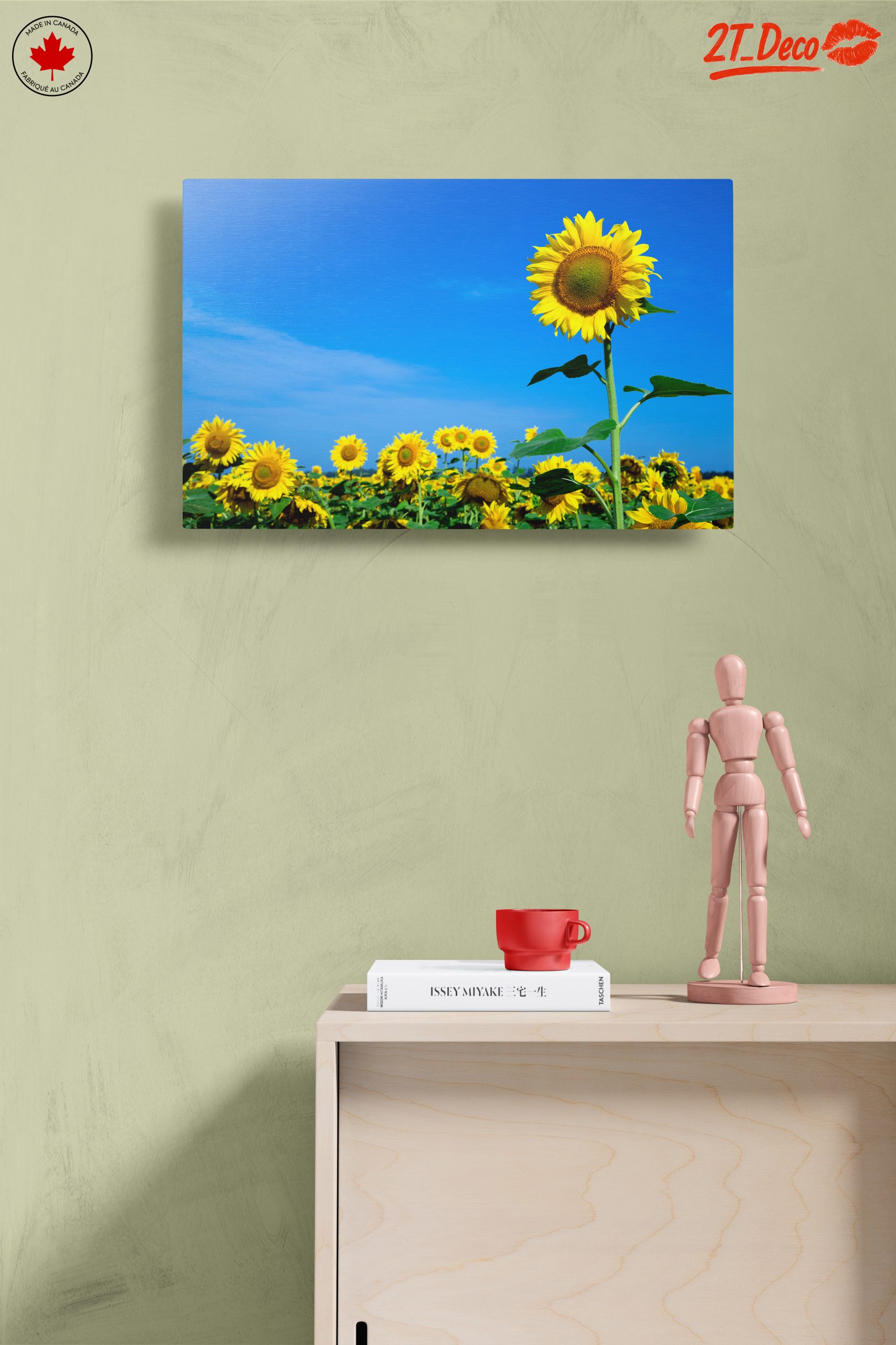 Vibrant Sunflower Field Under Clear Blue Sky - Image 14