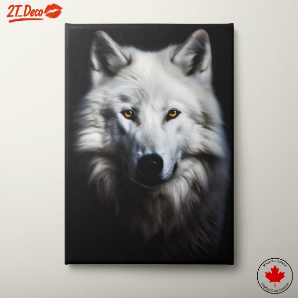 Stunning White Wolf Art