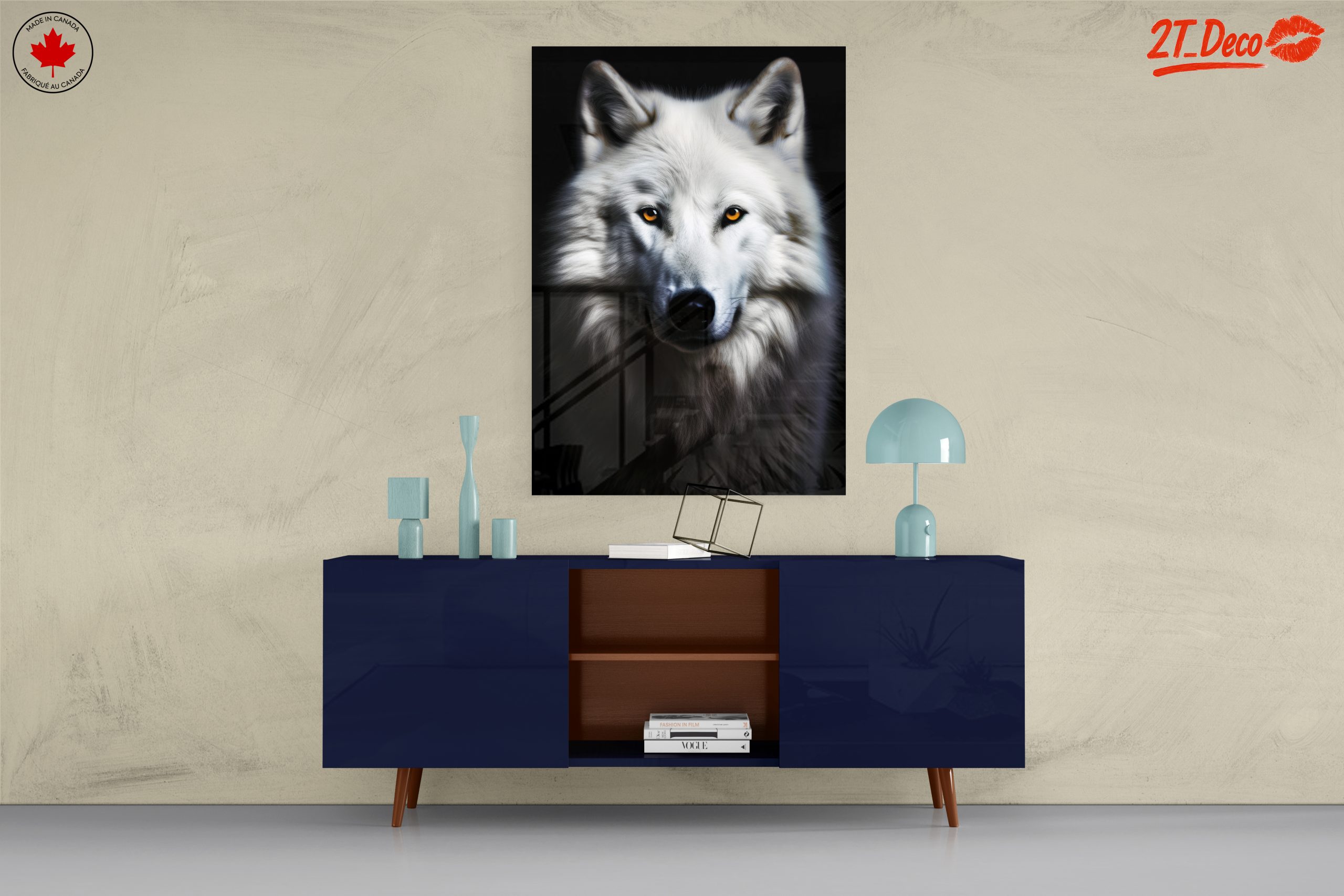 Stunning White Wolf Art - Image 8