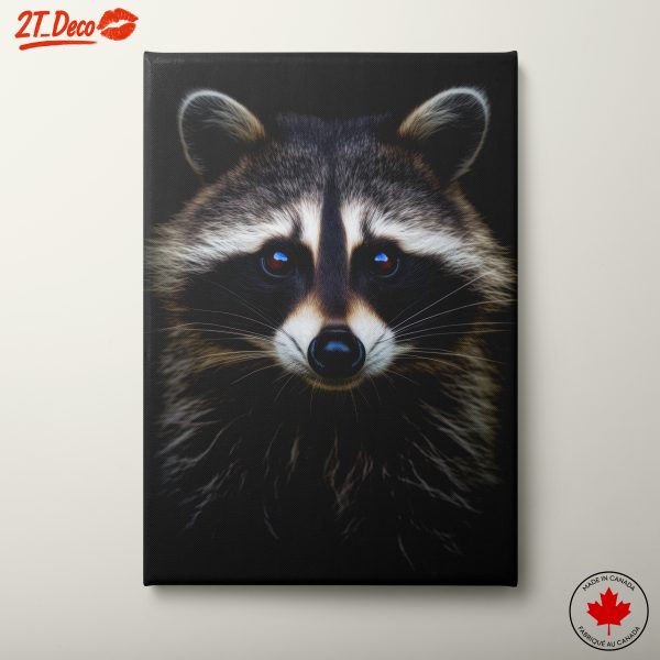 Stunning Raccoon Close-Up Art