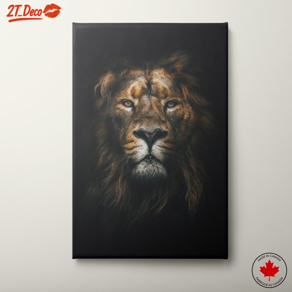 Stunning Lion Portrait for Home Decor