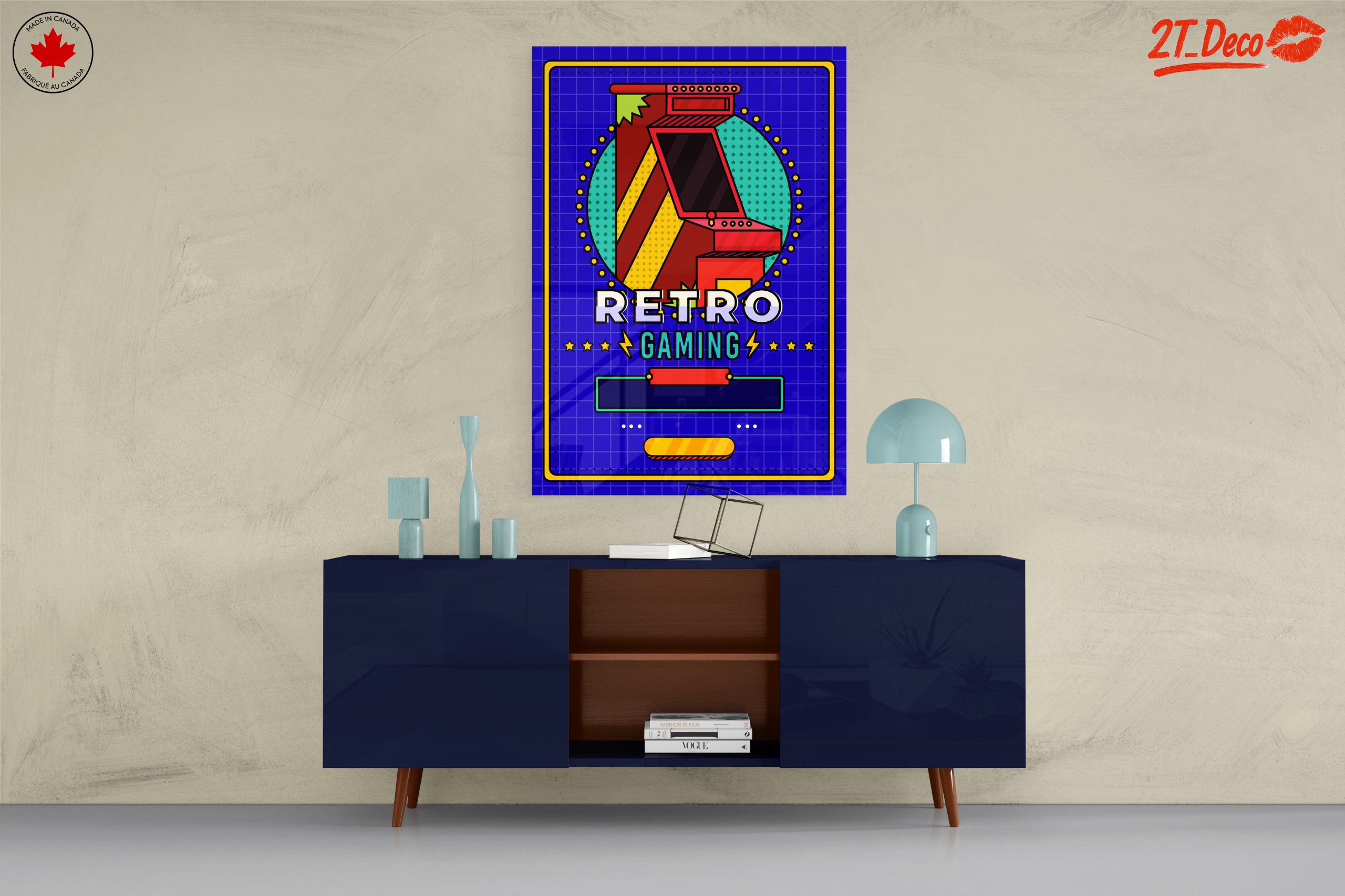 Vibrant Retro Video Game Art Design - Image 8