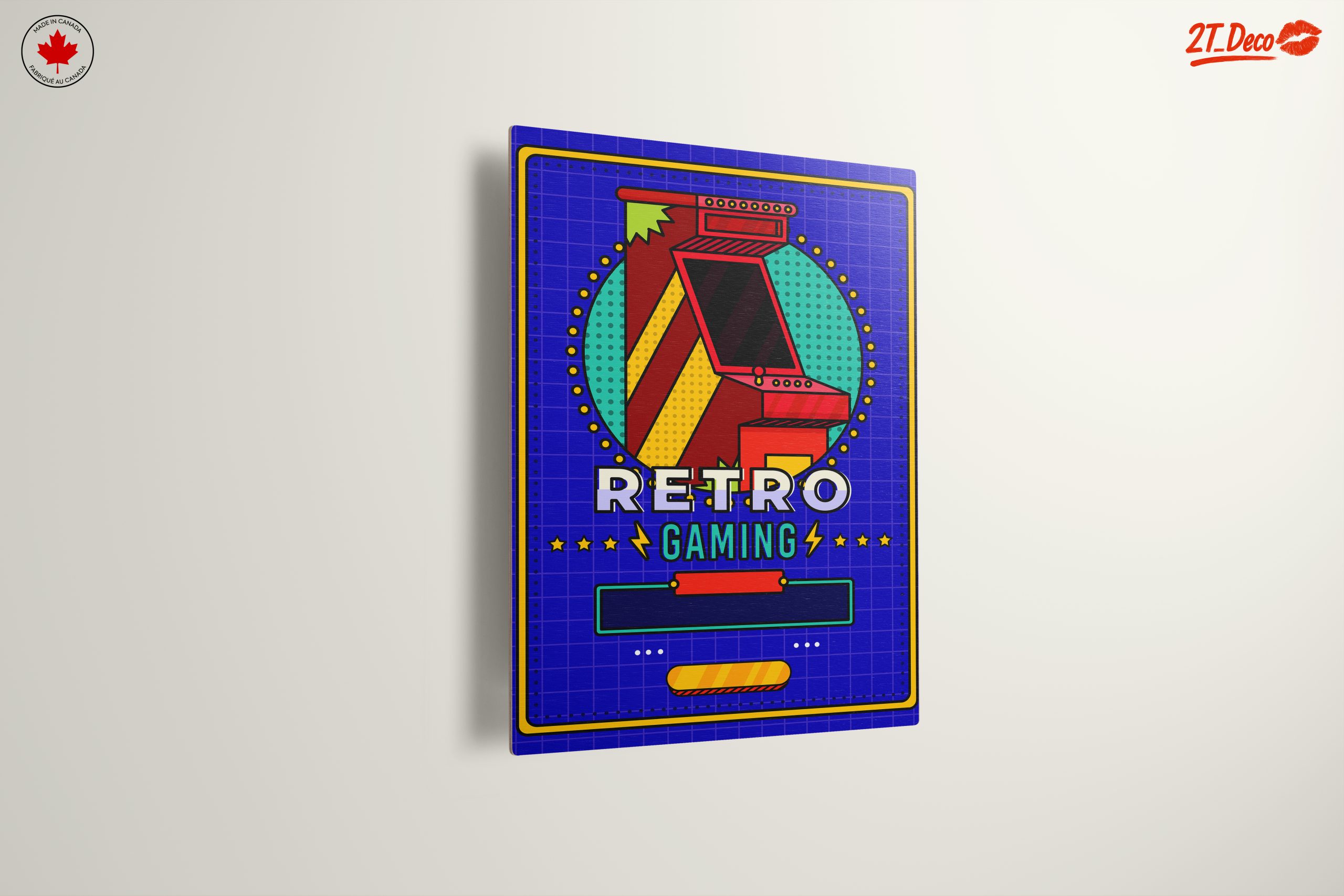 Vibrant Retro Video Game Art Design - Image 13
