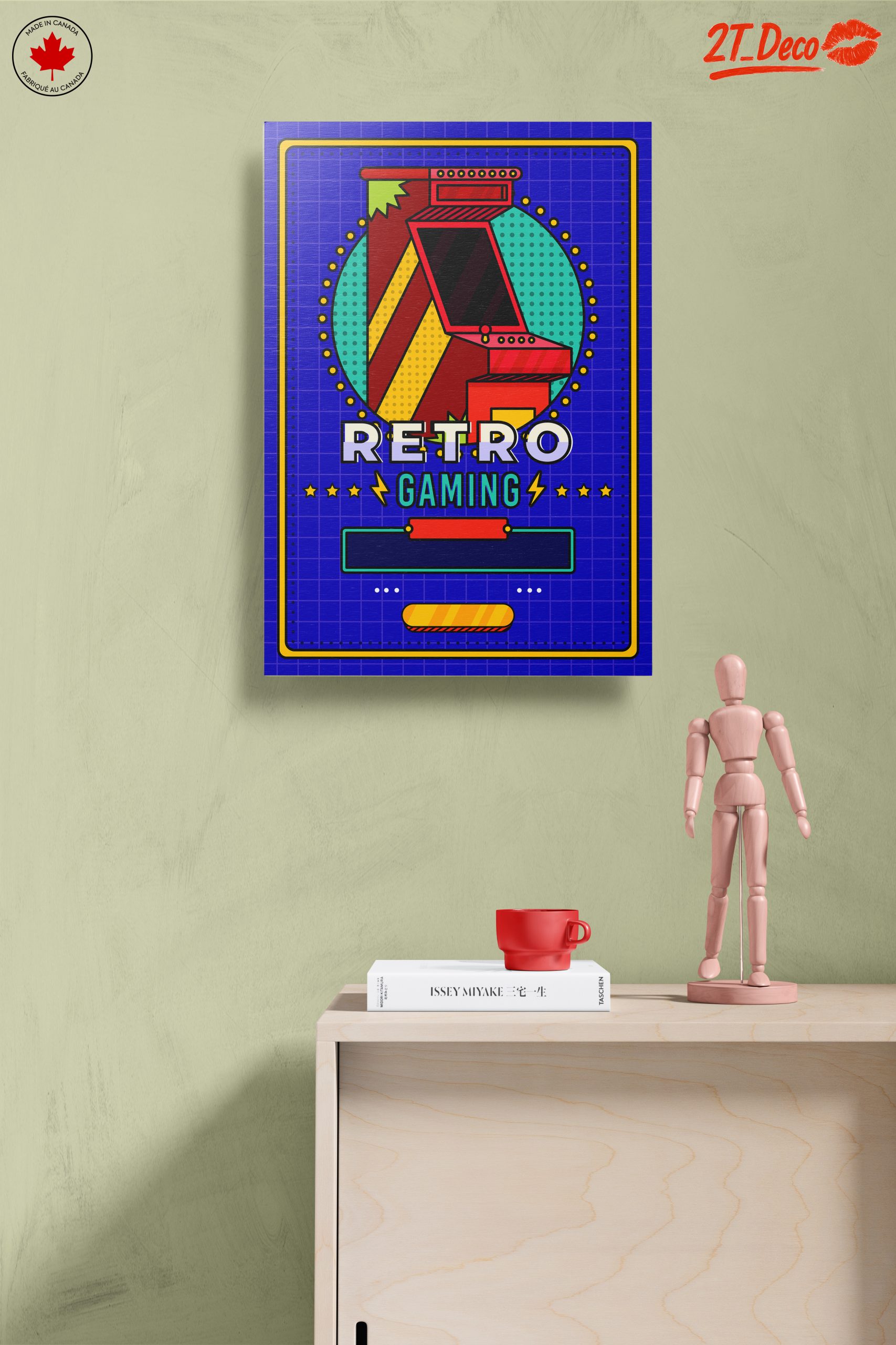 Vibrant Retro Video Game Art Design - Image 14