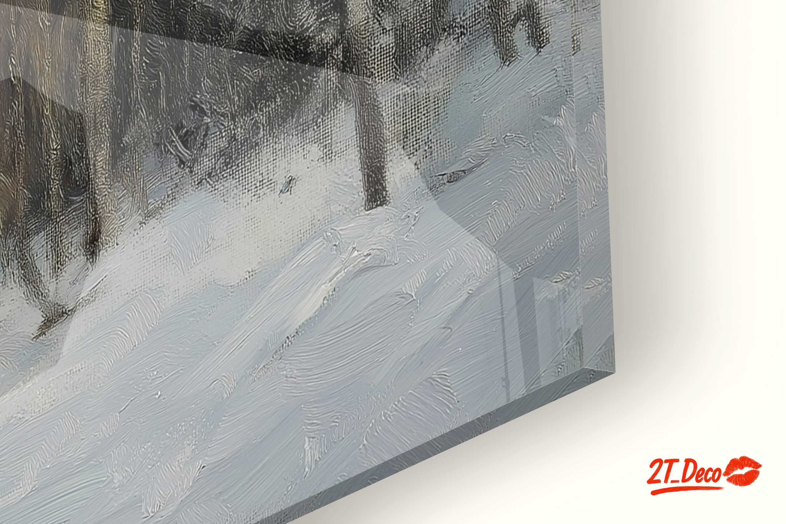 Winter Landscape with Birch Trees - Image 9