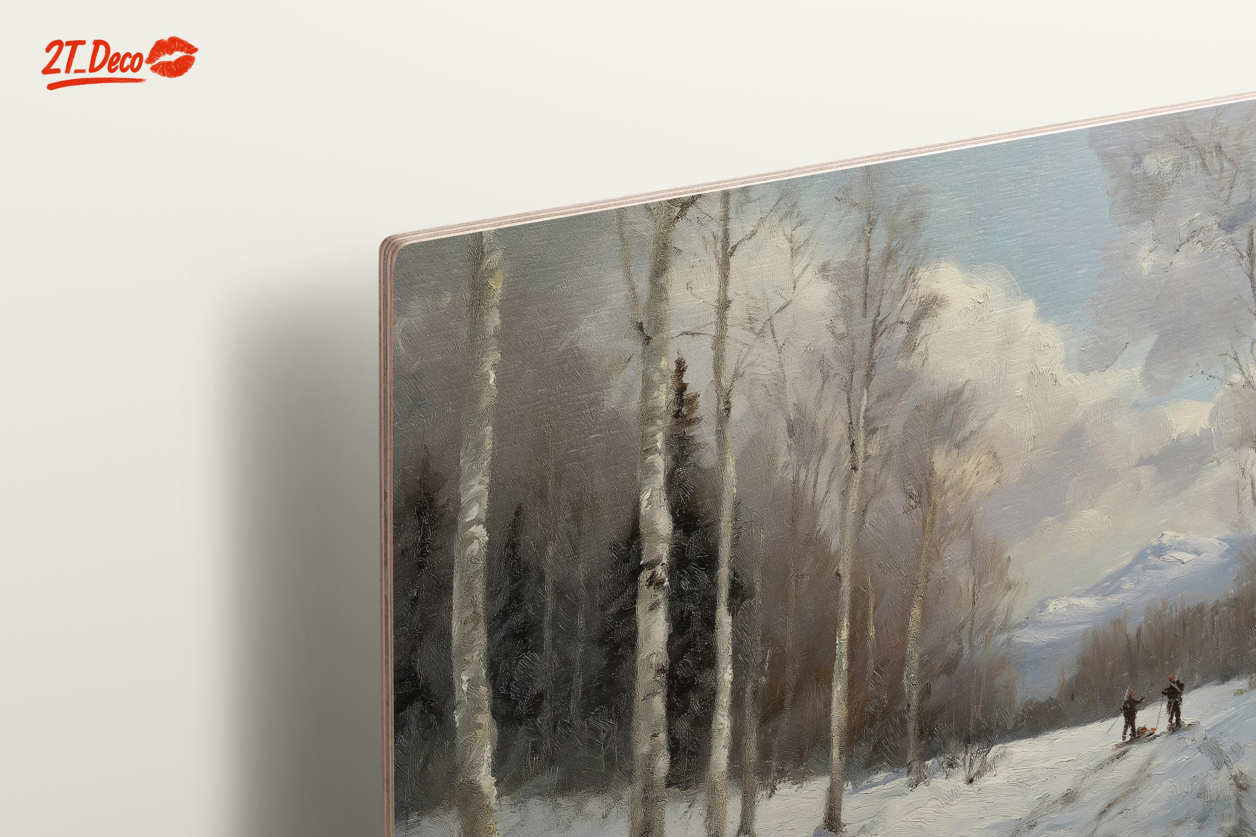 Winter Landscape with Birch Trees - Image 15