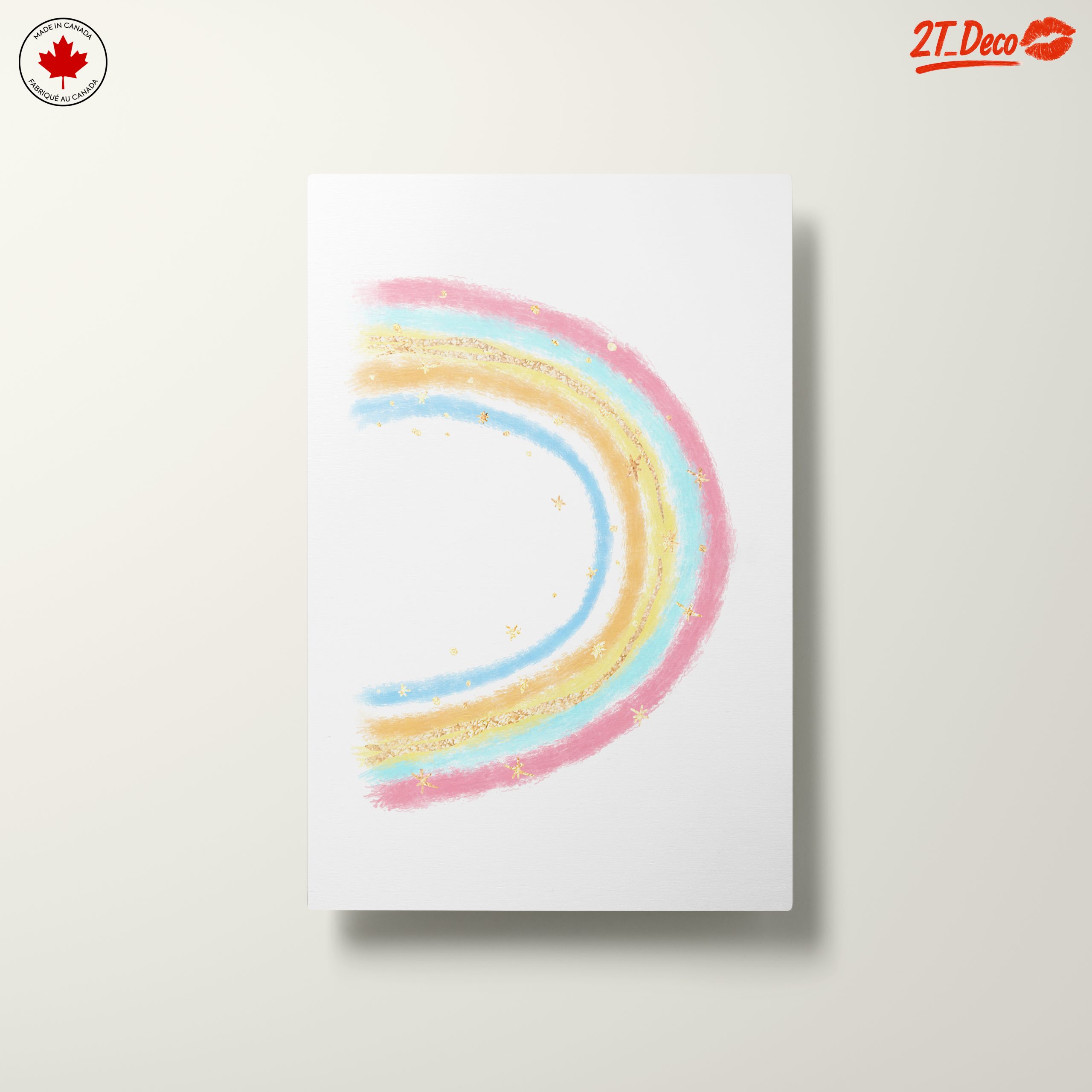 Pastel Rainbow with Stars Illustration - Image 10