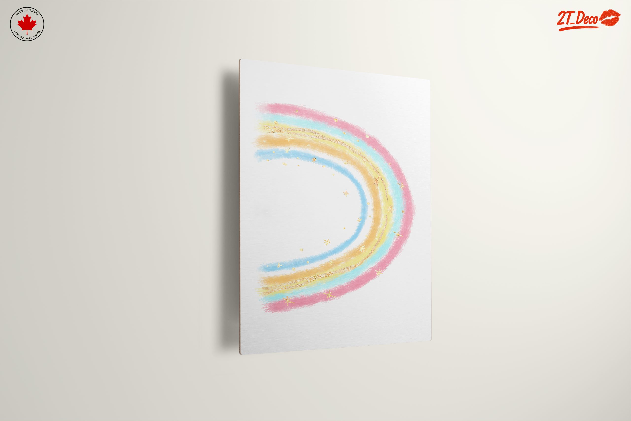 Pastel Rainbow with Stars Illustration - Image 13