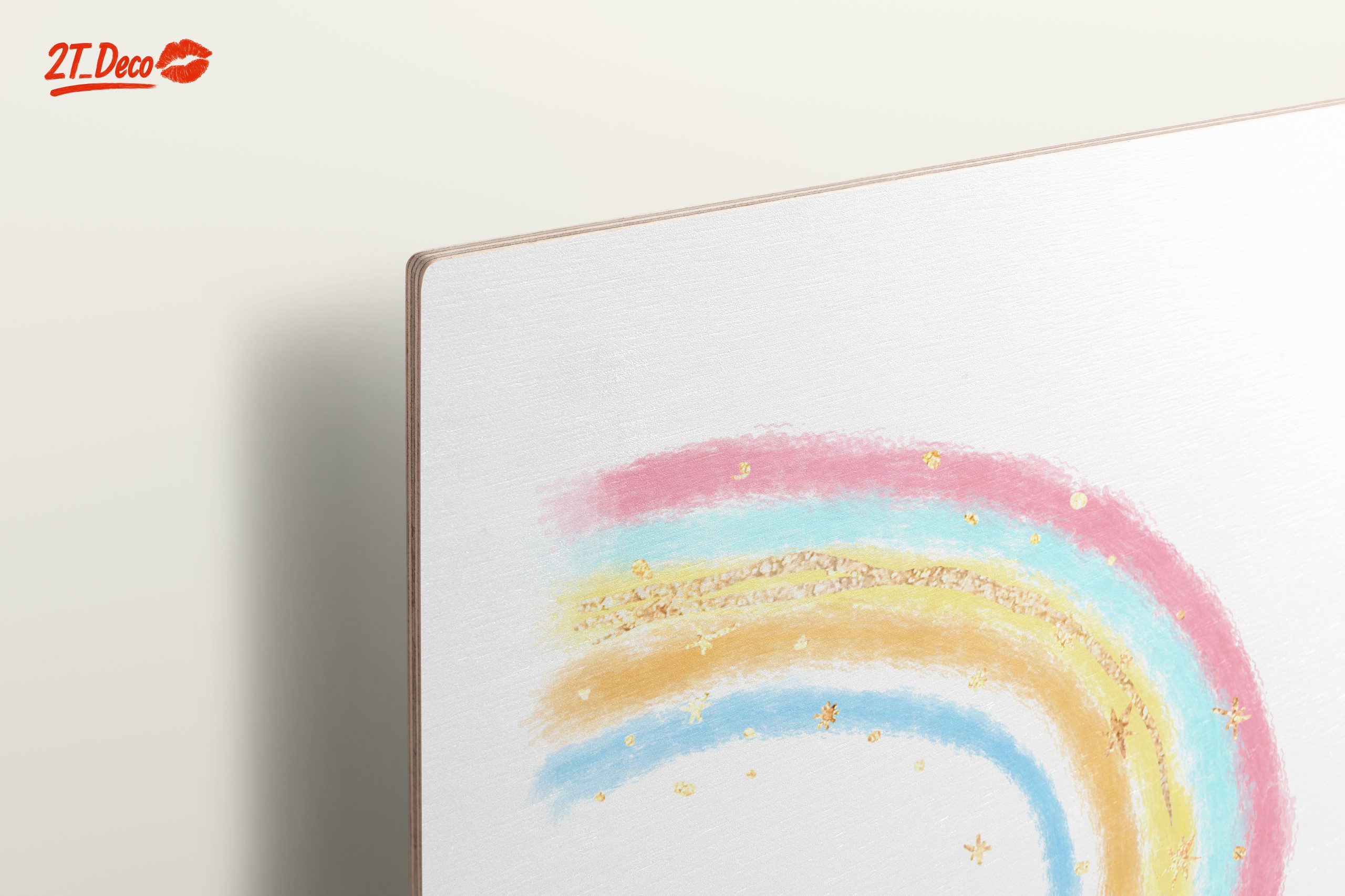 Pastel Rainbow with Stars Illustration - Image 15