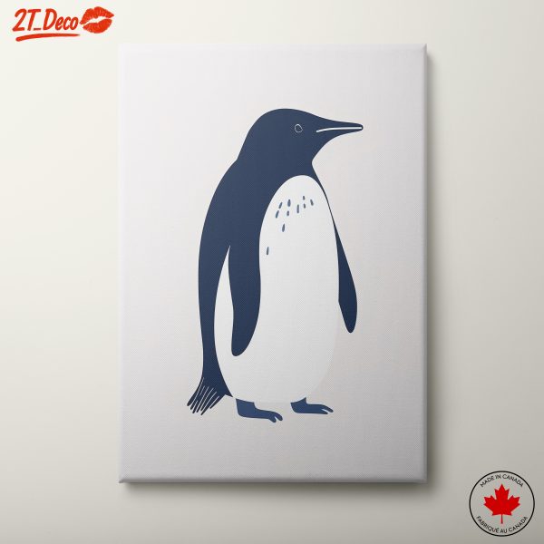Stylized Penguin Artwork for Animal Lovers