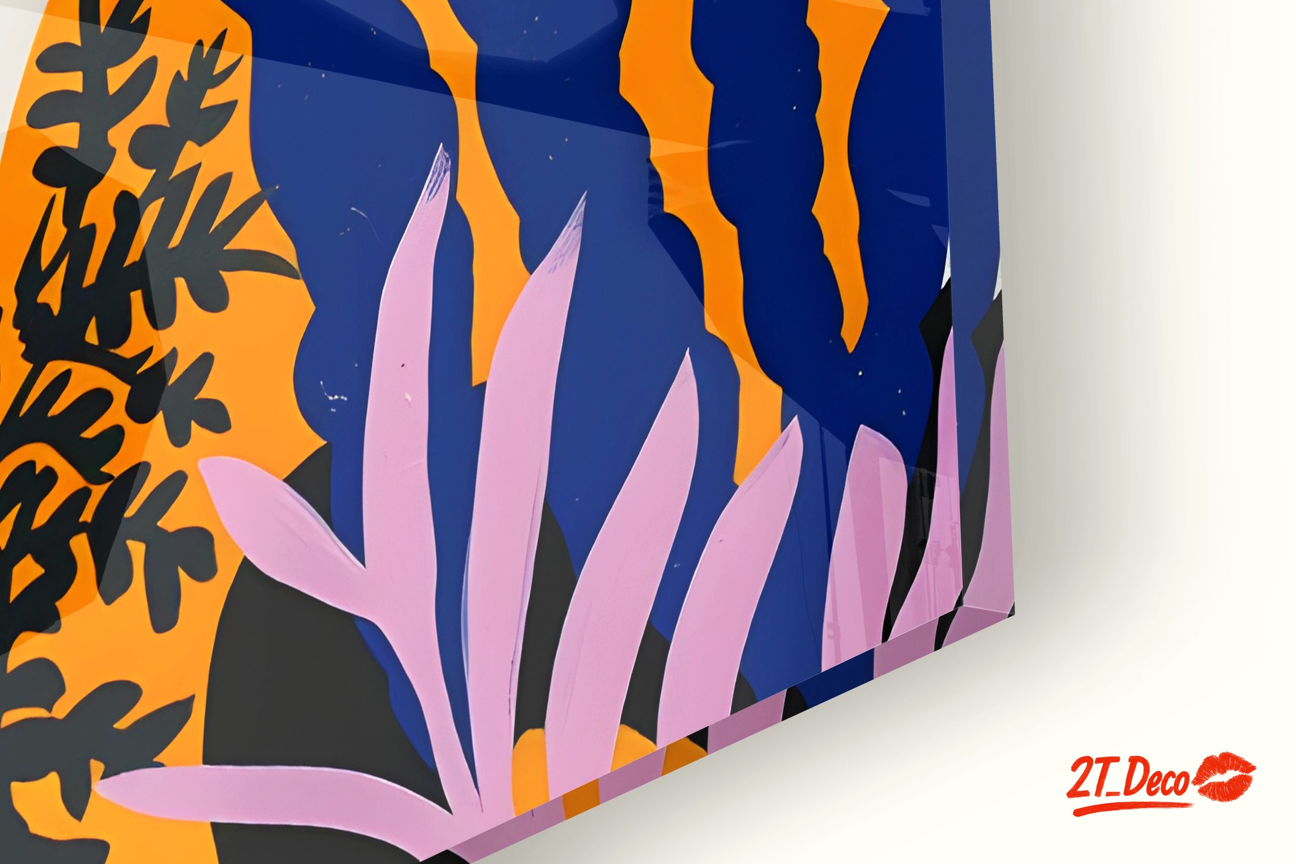 Vibrant Abstract Floral Artwork - Image 9