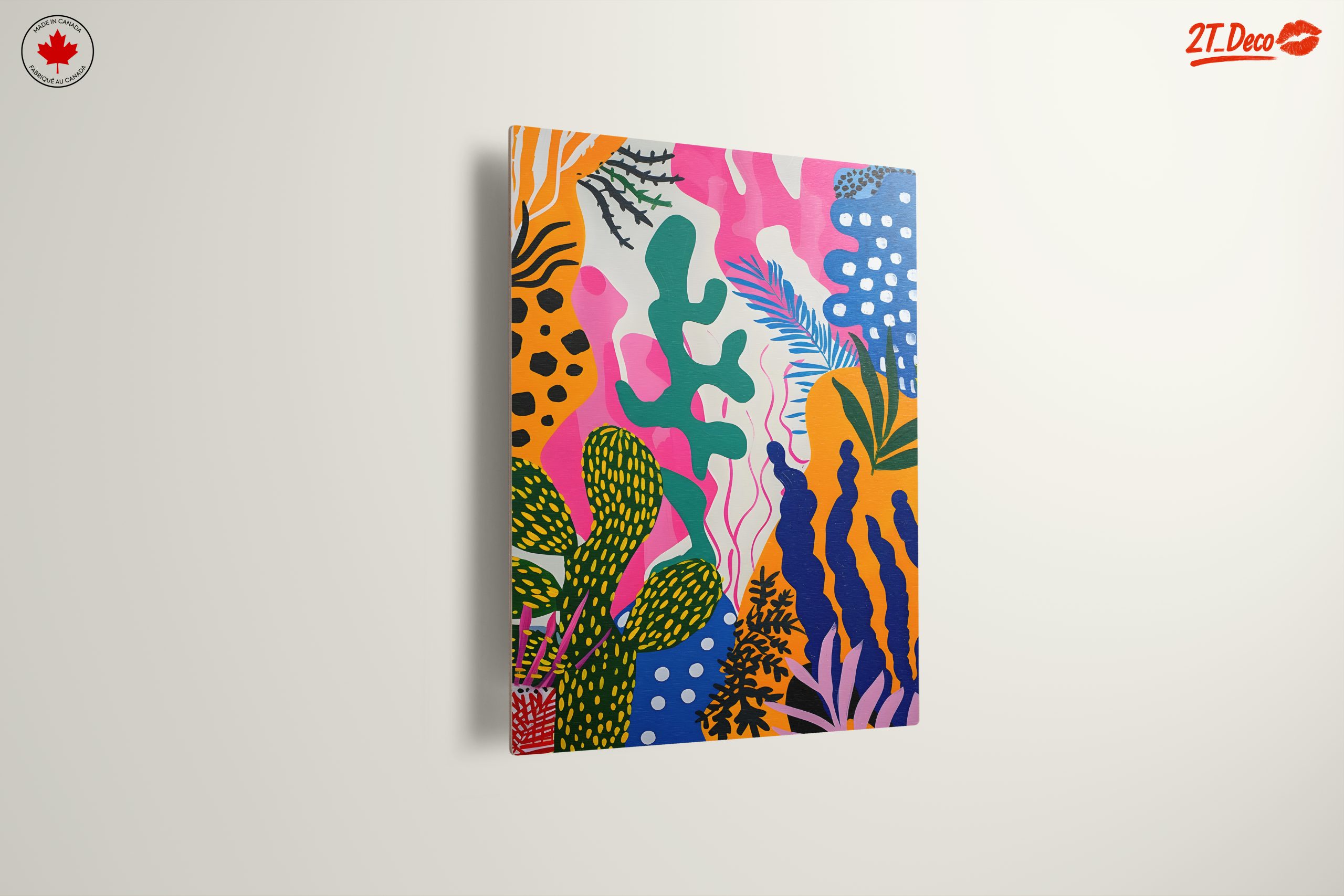 Vibrant Abstract Floral Artwork - Image 13