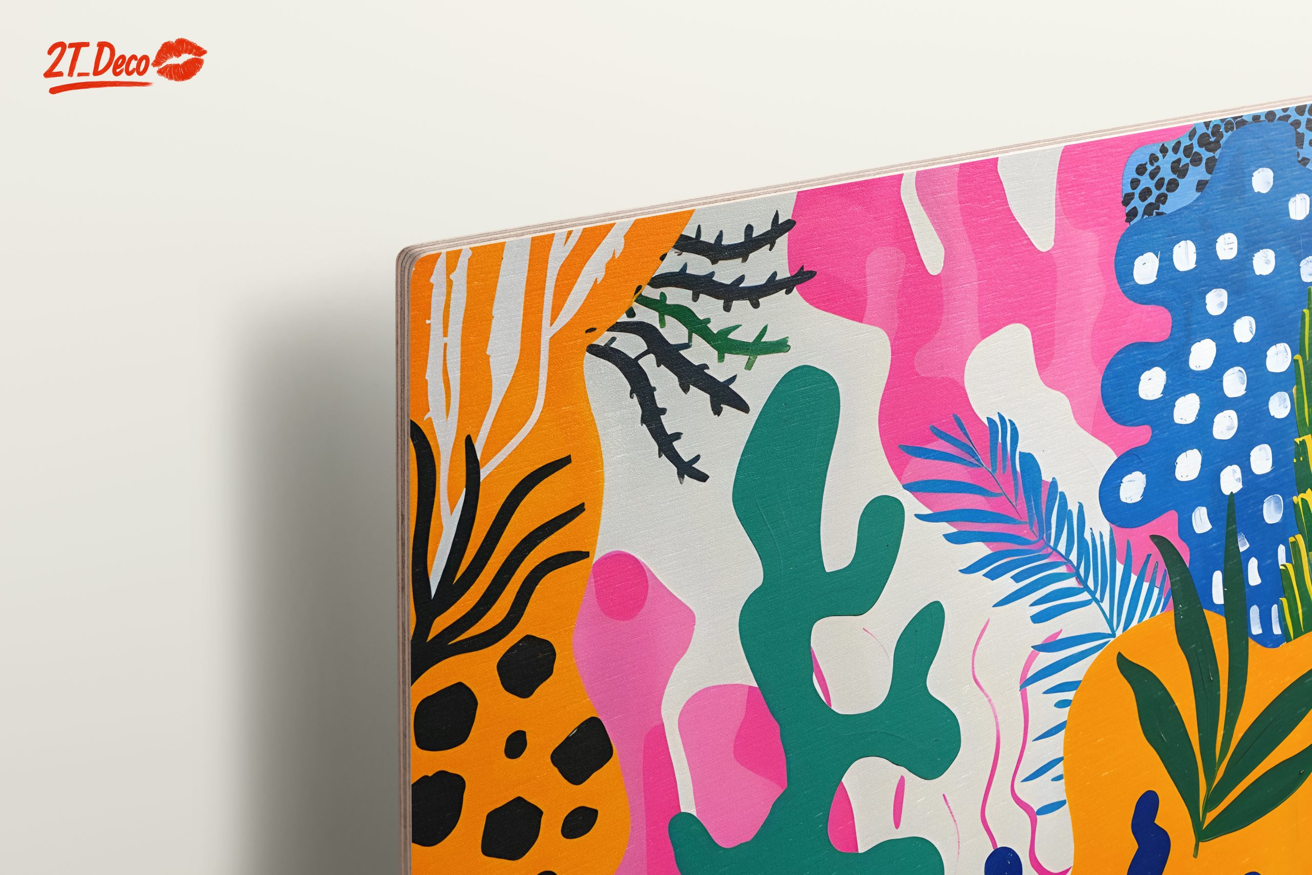 Vibrant Abstract Floral Artwork - Image 15
