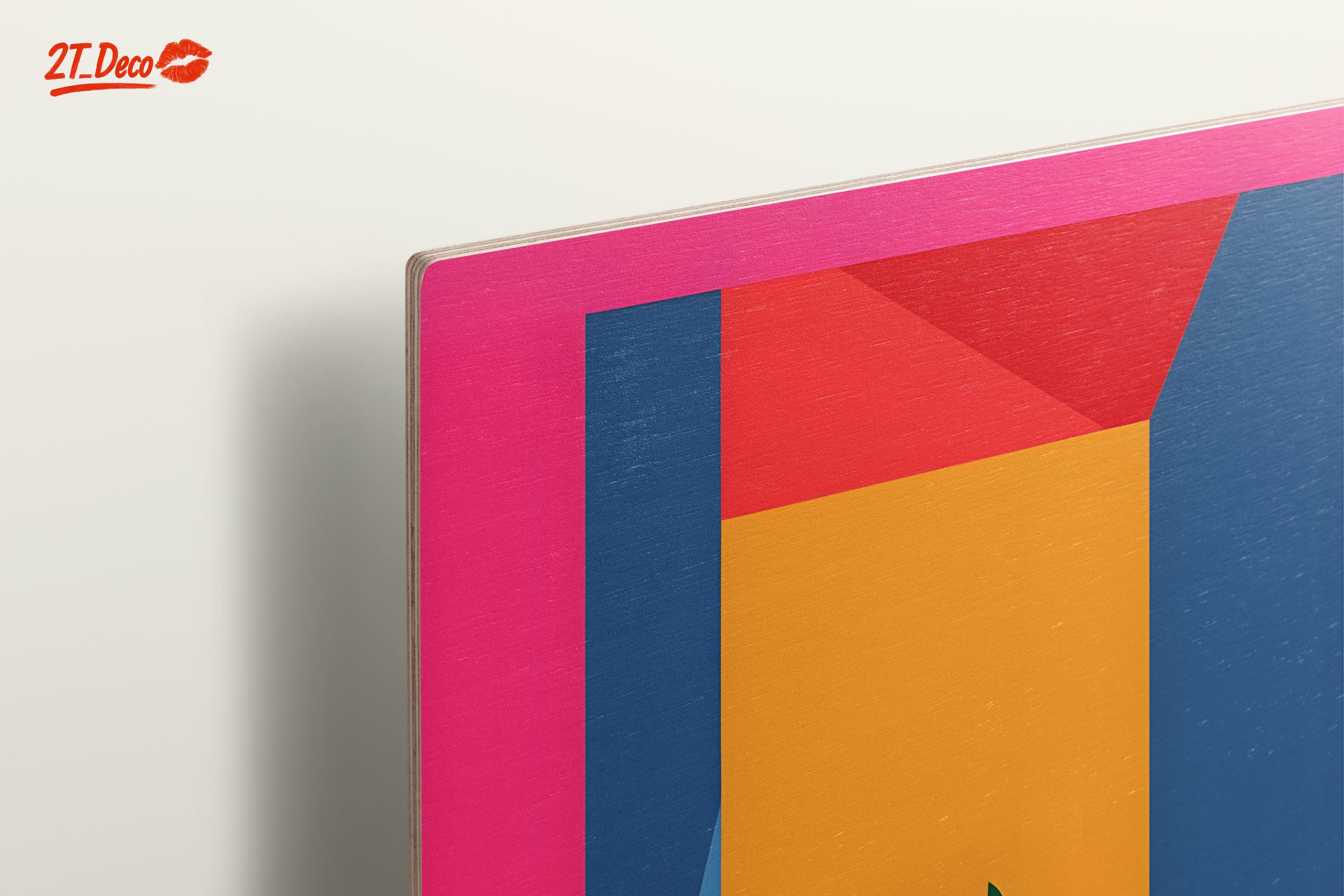 Vibrant Modern Geometric Interior Design Art - Image 15