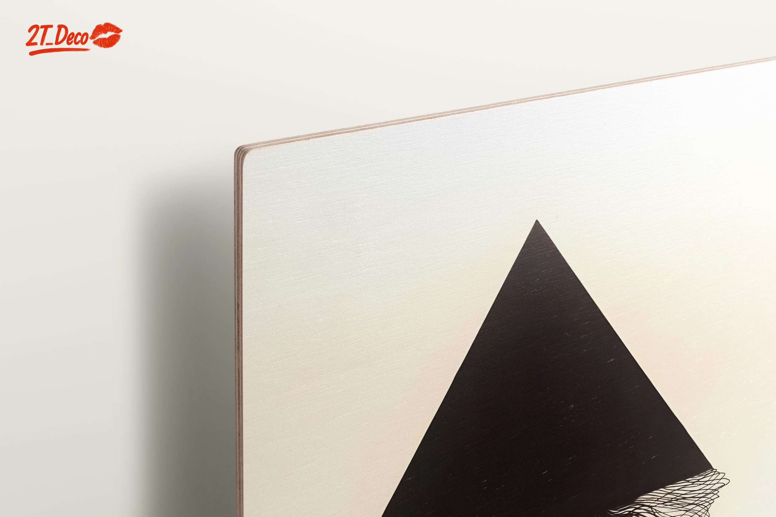 Minimalist Black Triangle Abstract Art - Image 15