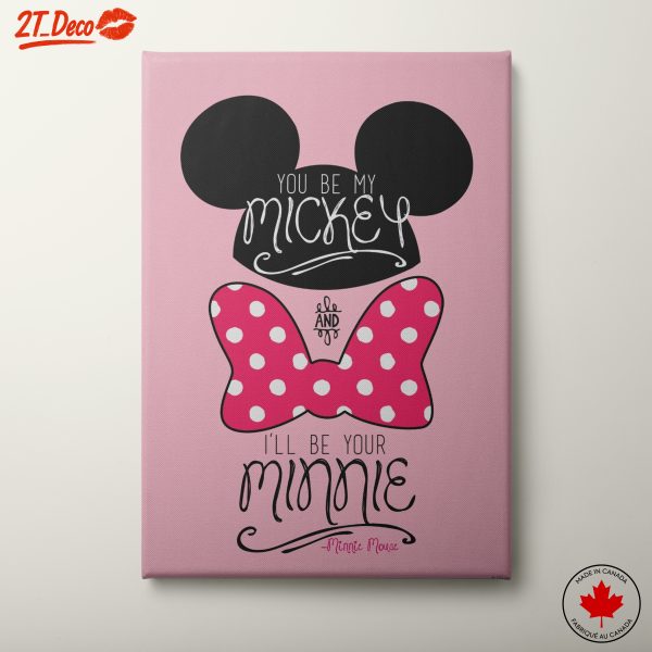 You Be My Mickey and I'll Be Your Minnie Art