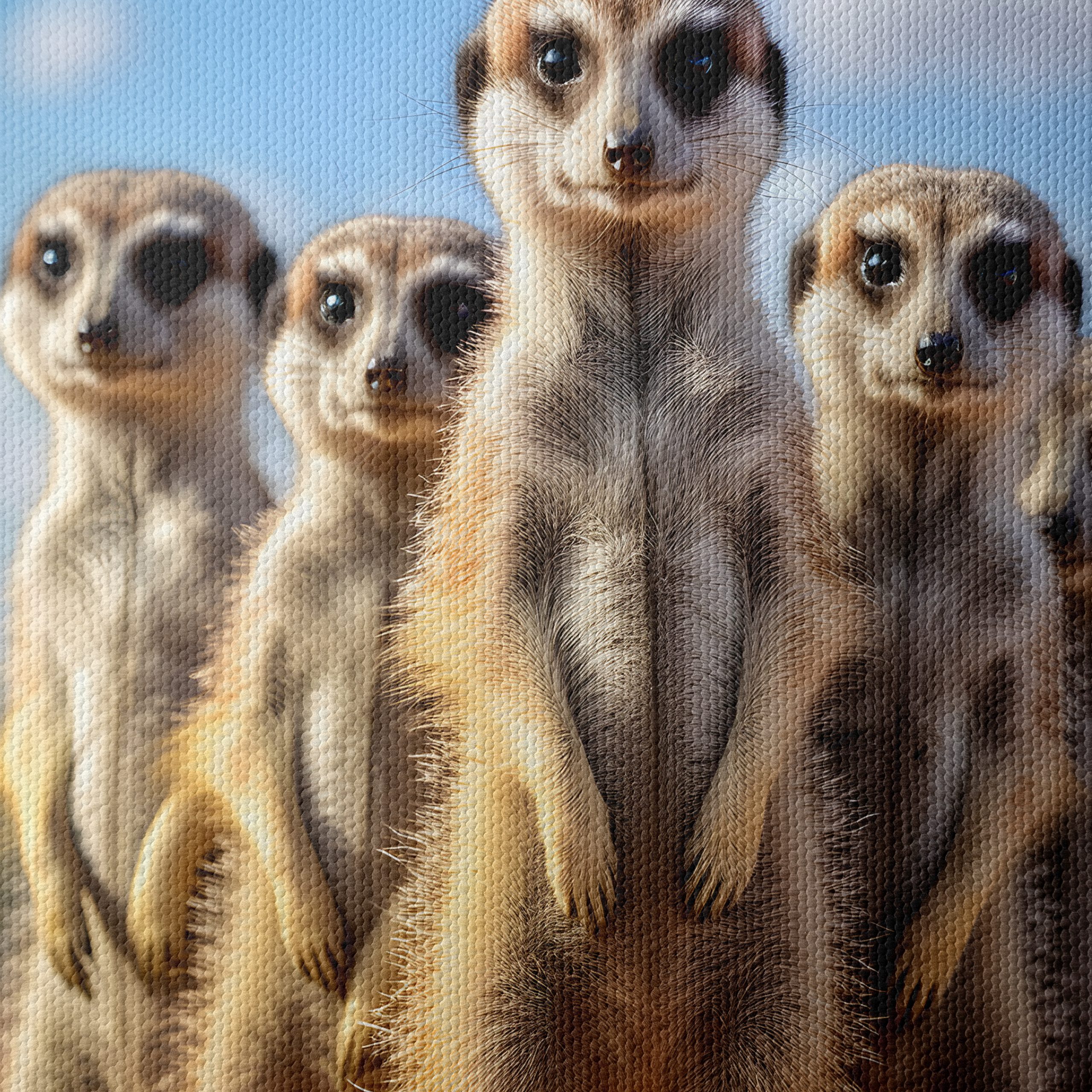 Meerkats Standing Together in the Wild - Image 4