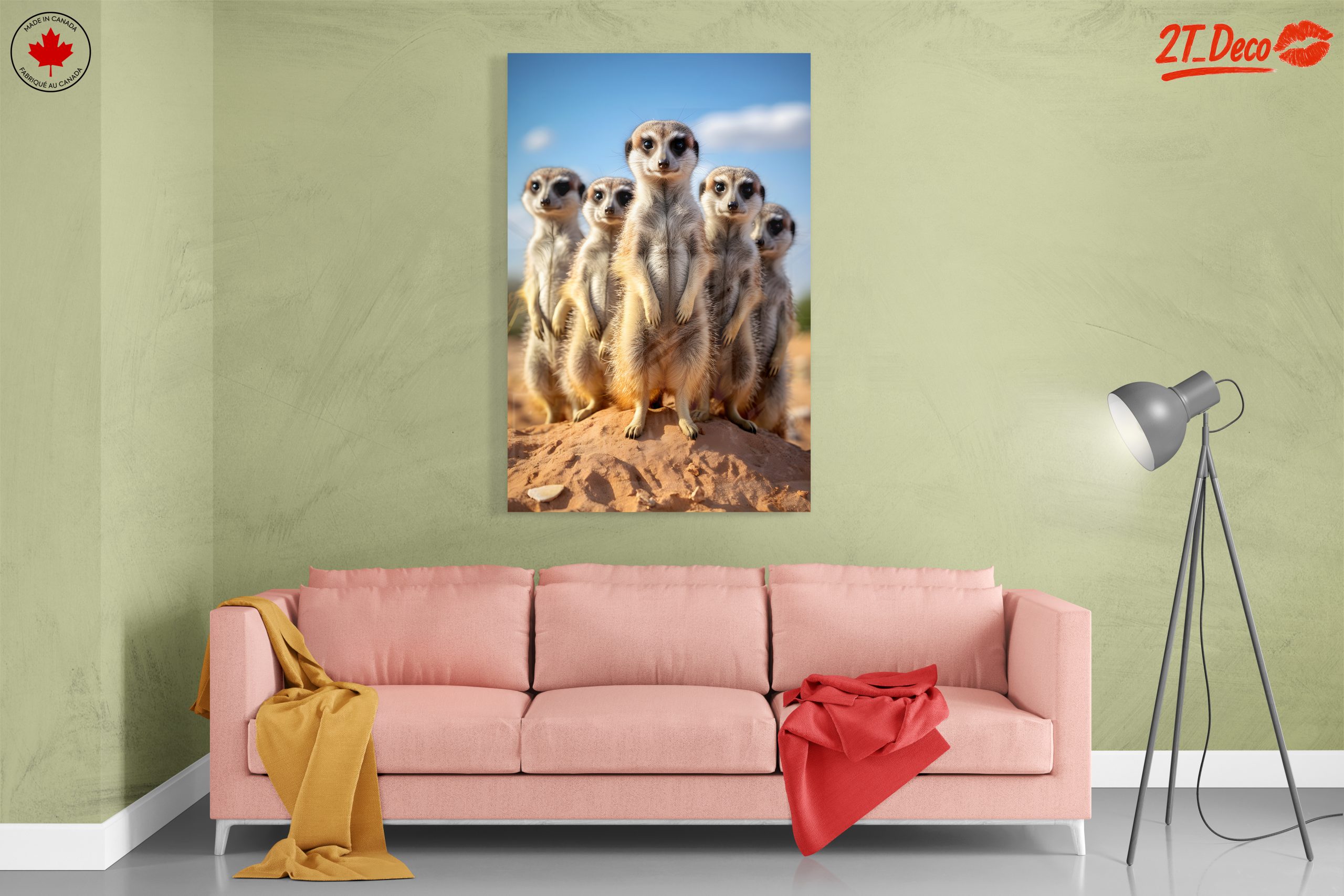 Meerkats Standing Together in the Wild - Image 7