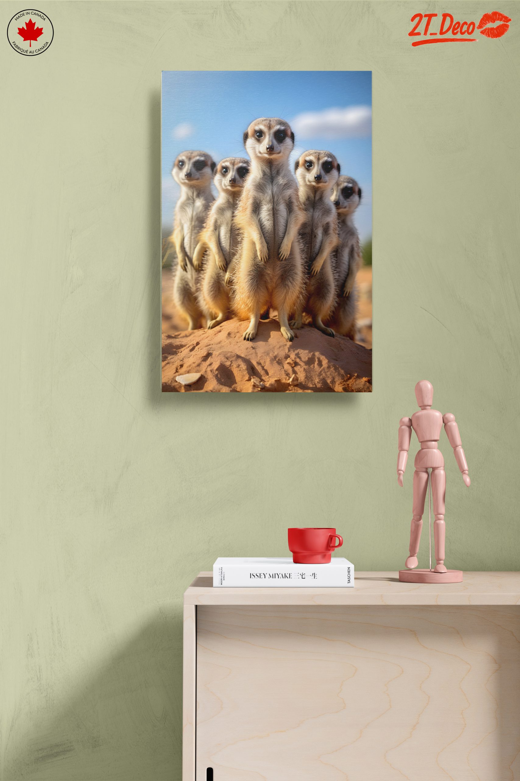 Meerkats Standing Together in the Wild - Image 14