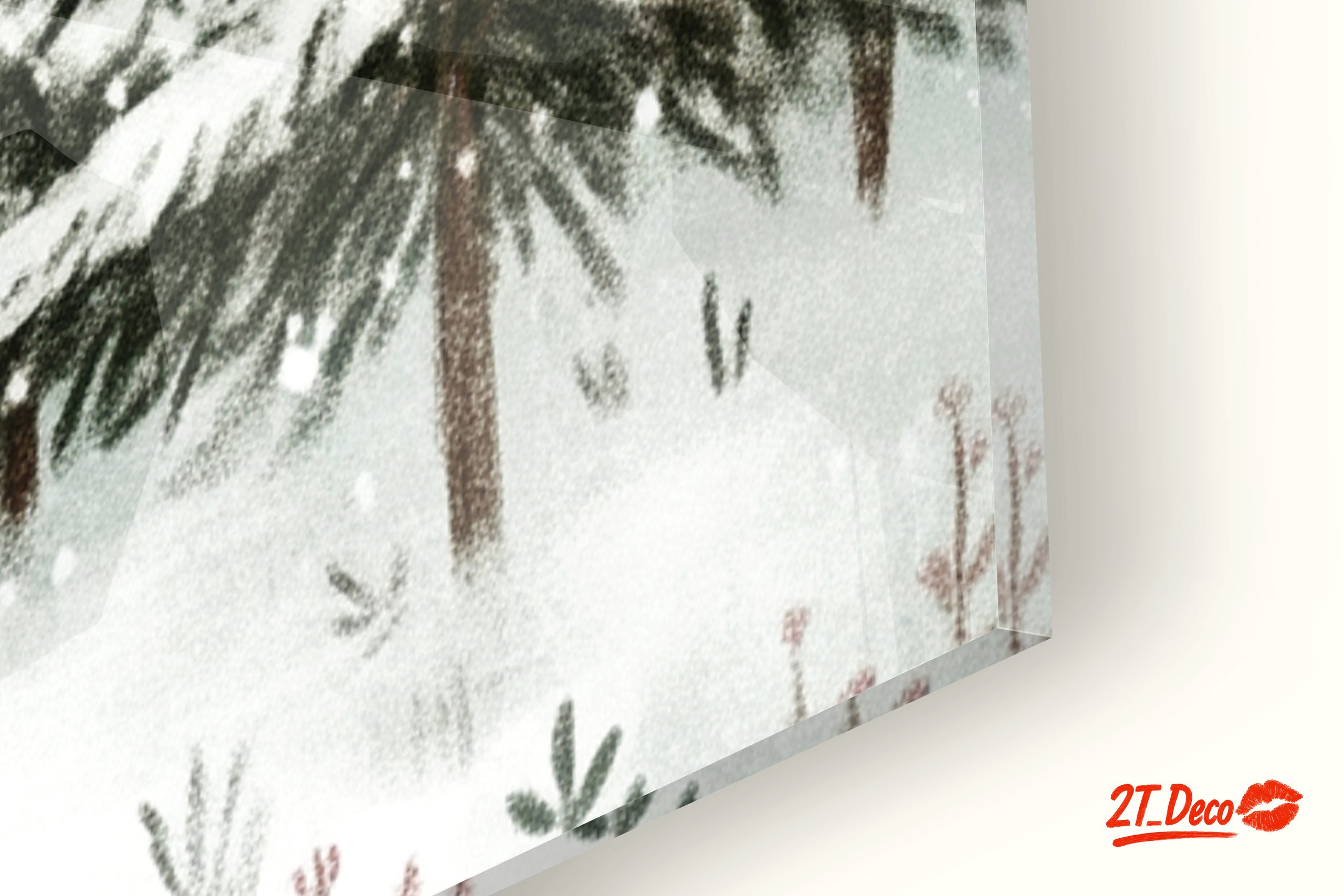 Charming Winter Landscape with Snowy Trees - Image 9