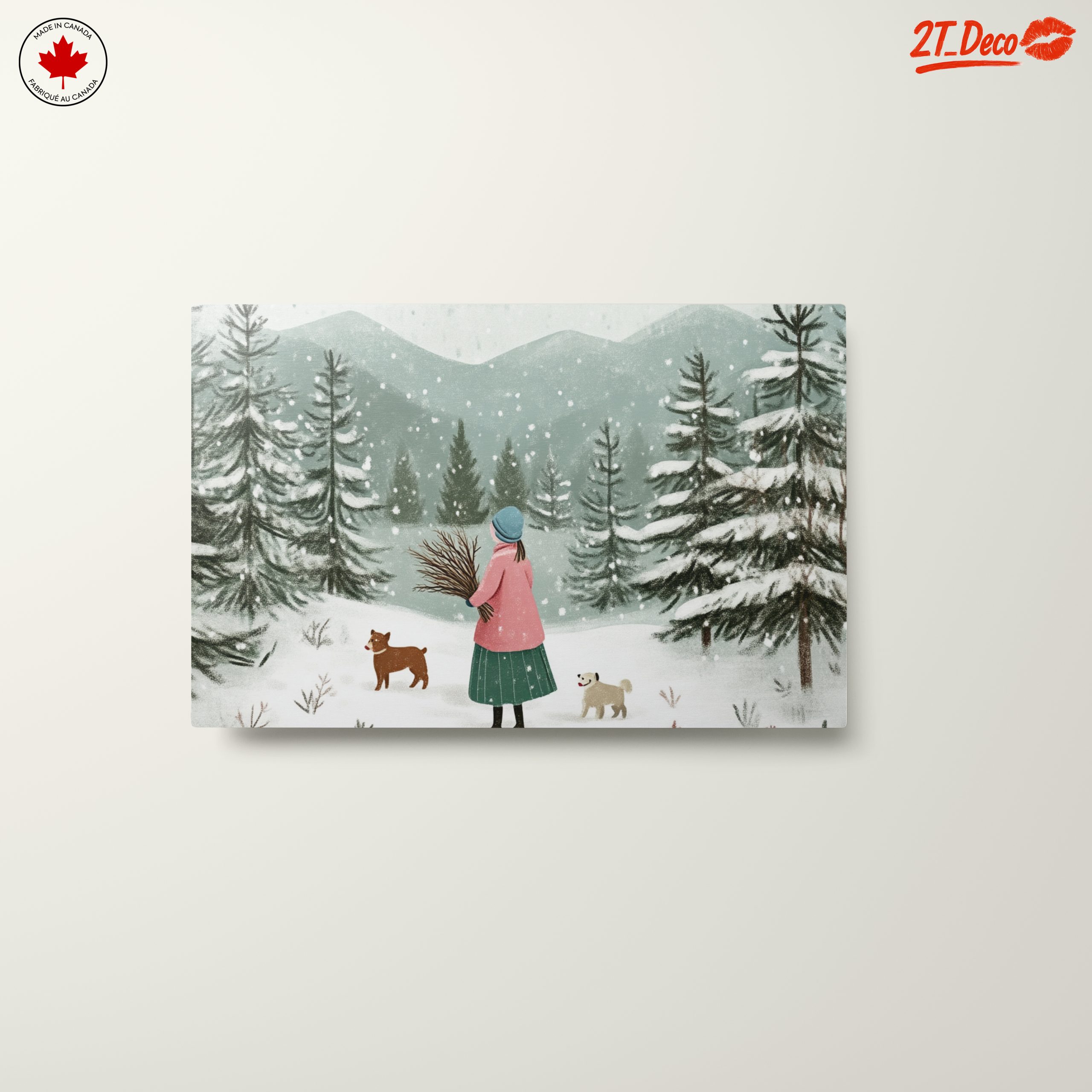 Charming Winter Landscape with Snowy Trees - Image 10