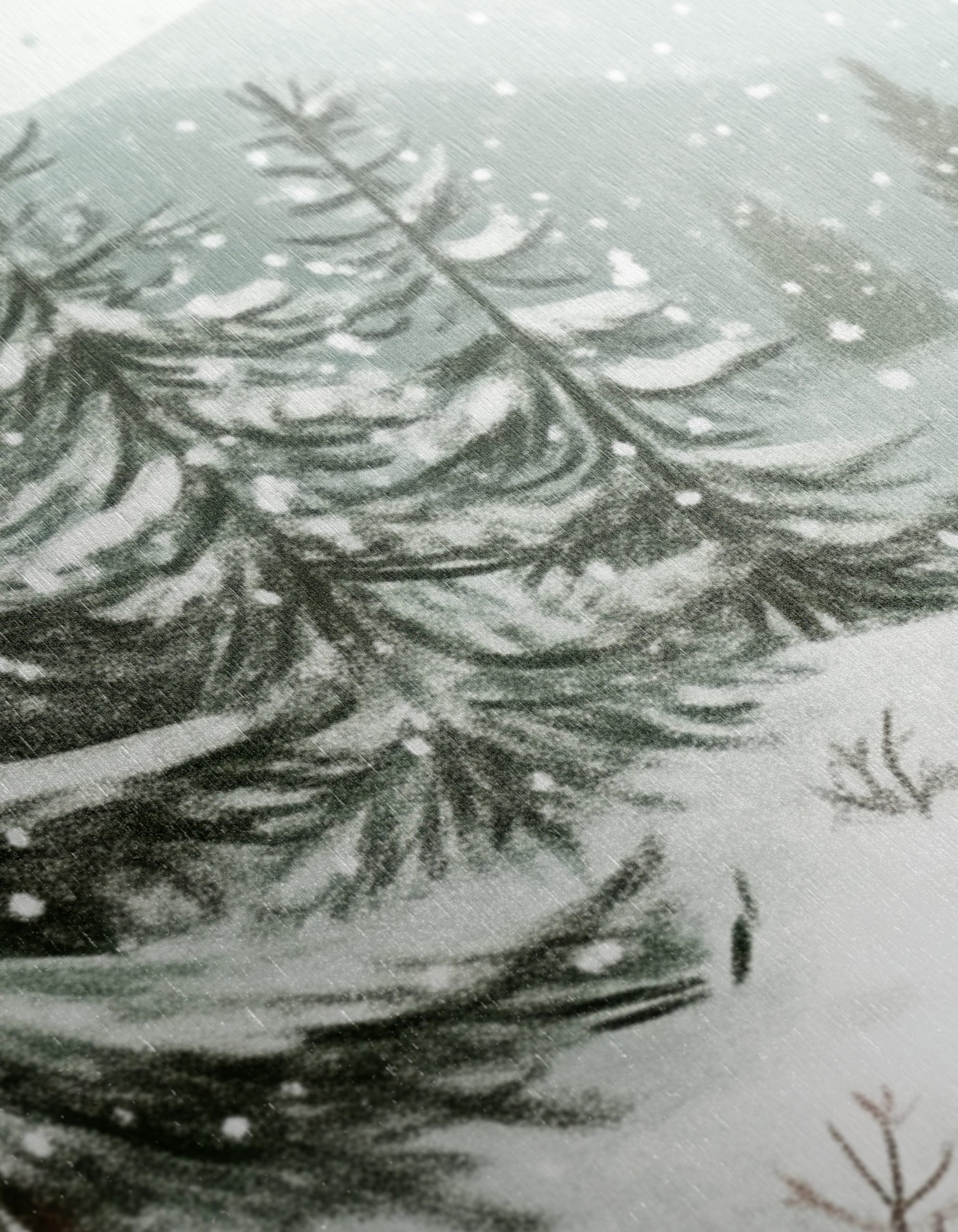Charming Winter Landscape with Snowy Trees - Image 12