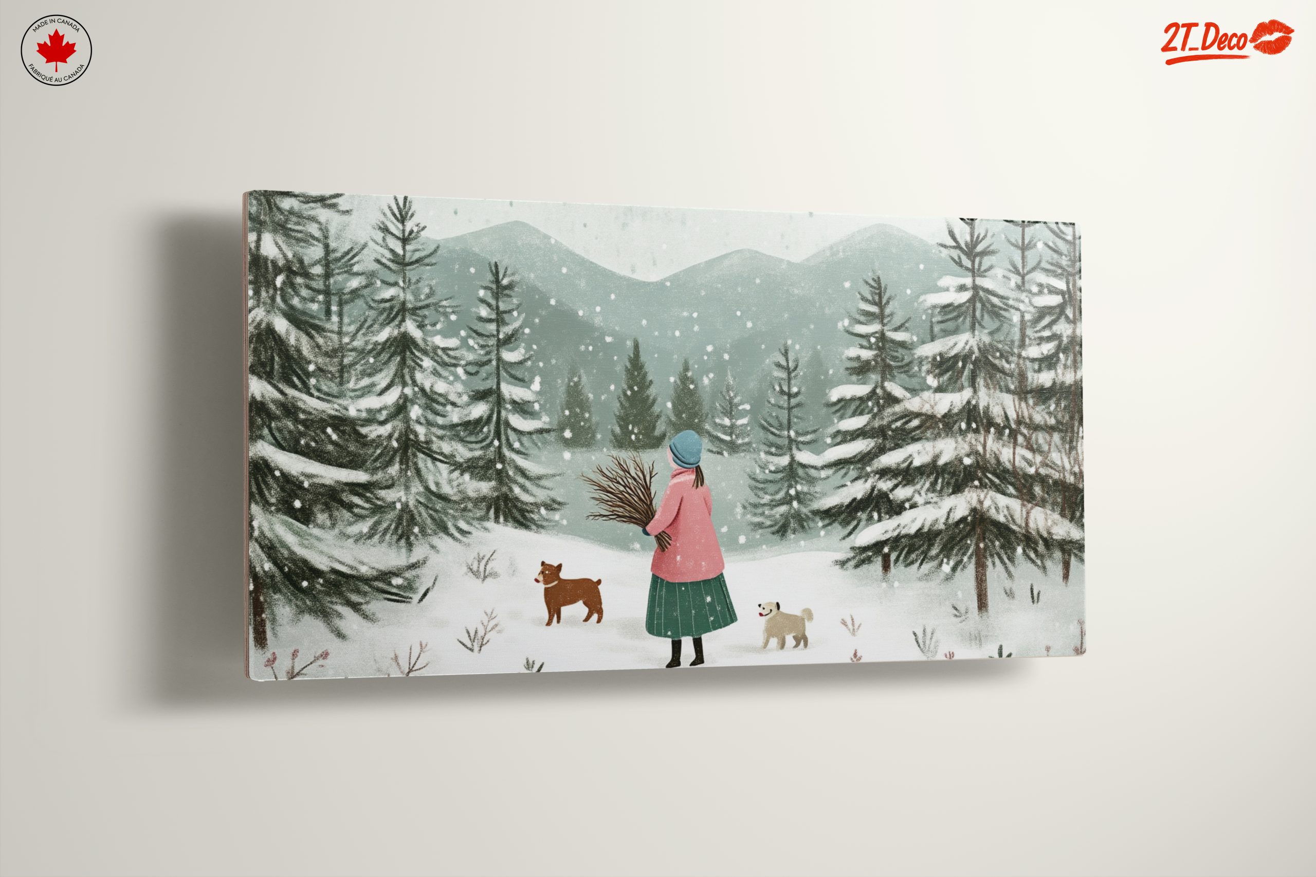 Charming Winter Landscape with Snowy Trees - Image 13