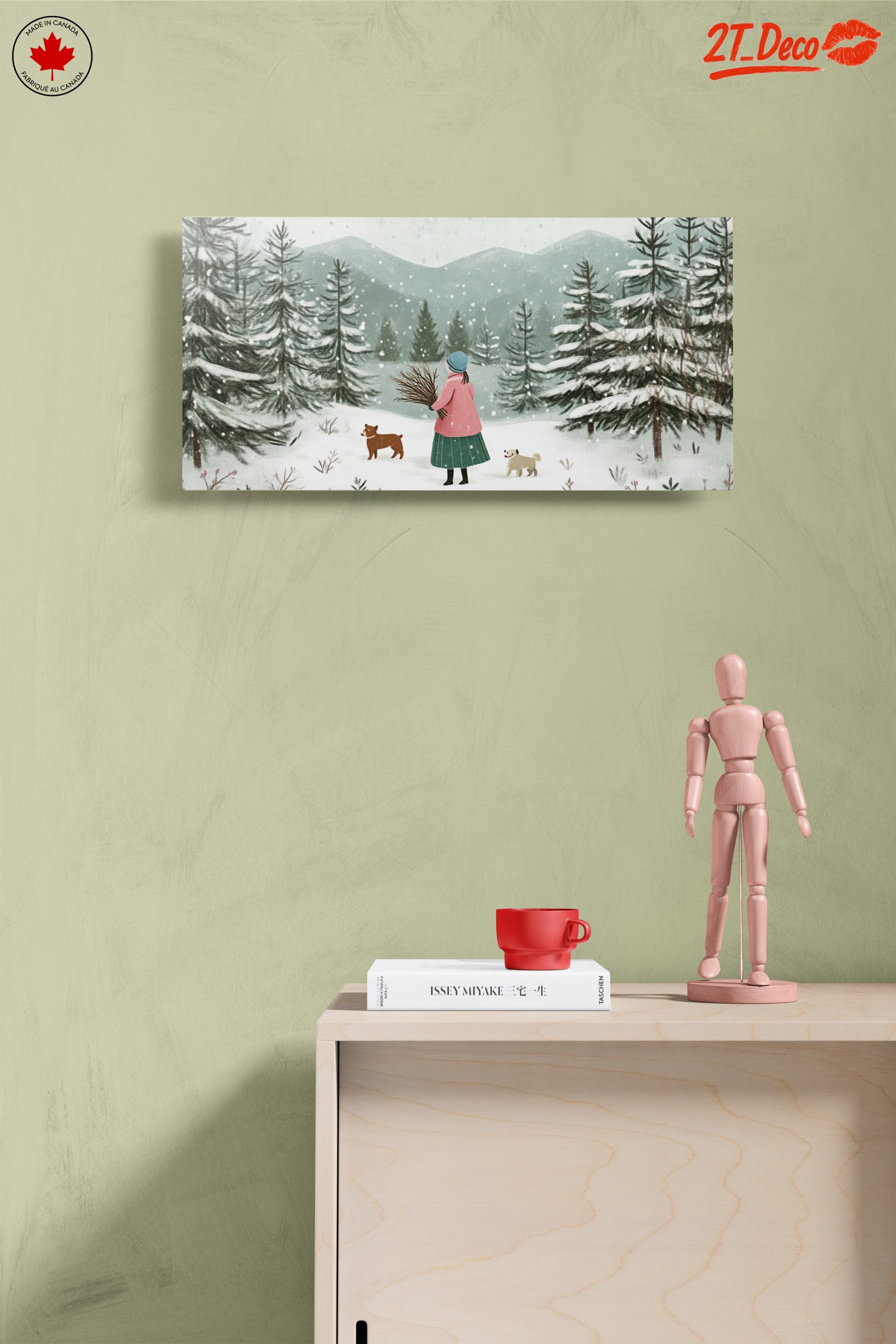 Charming Winter Landscape with Snowy Trees - Image 14