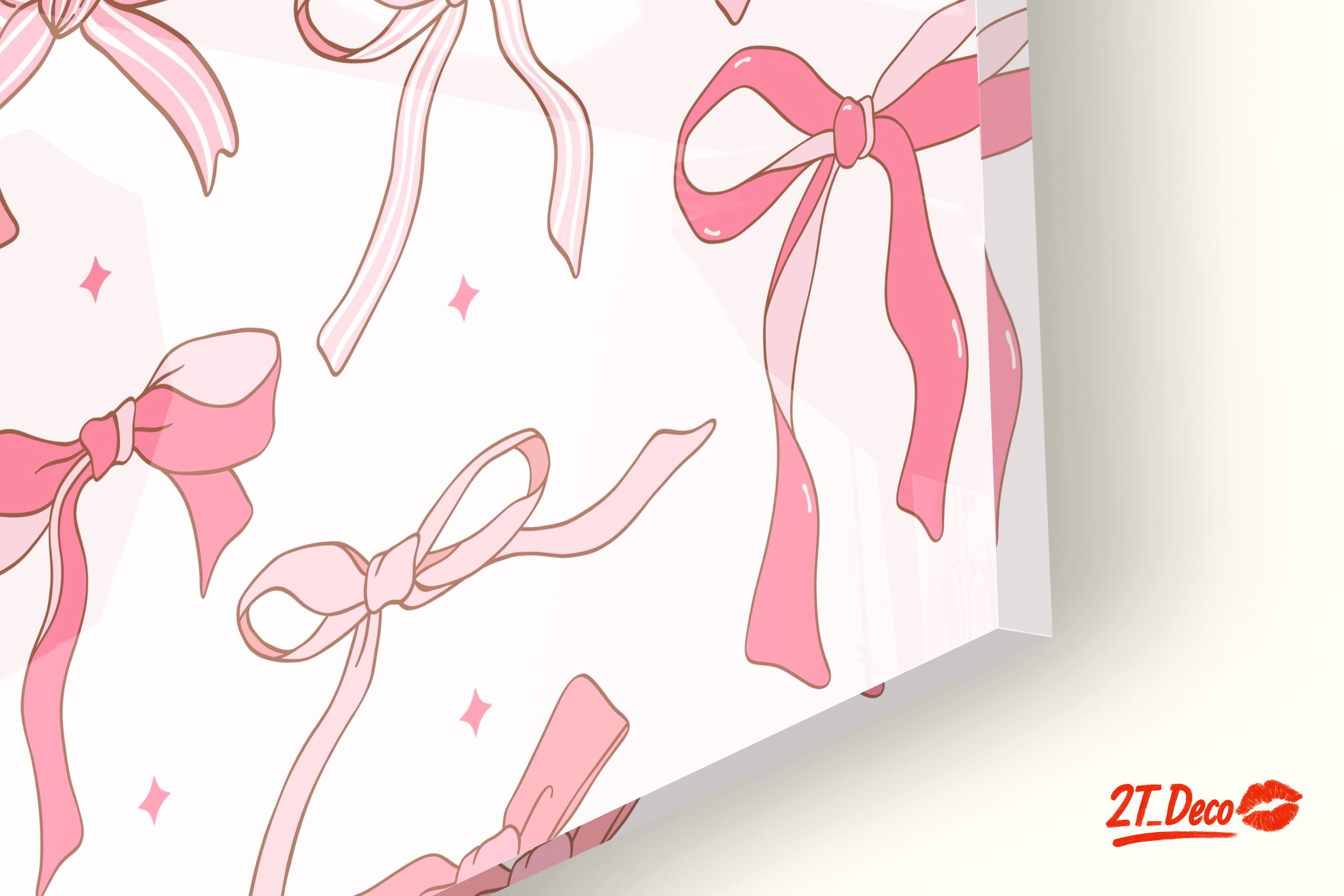 Cute Bow Pattern Wall Art - Image 9