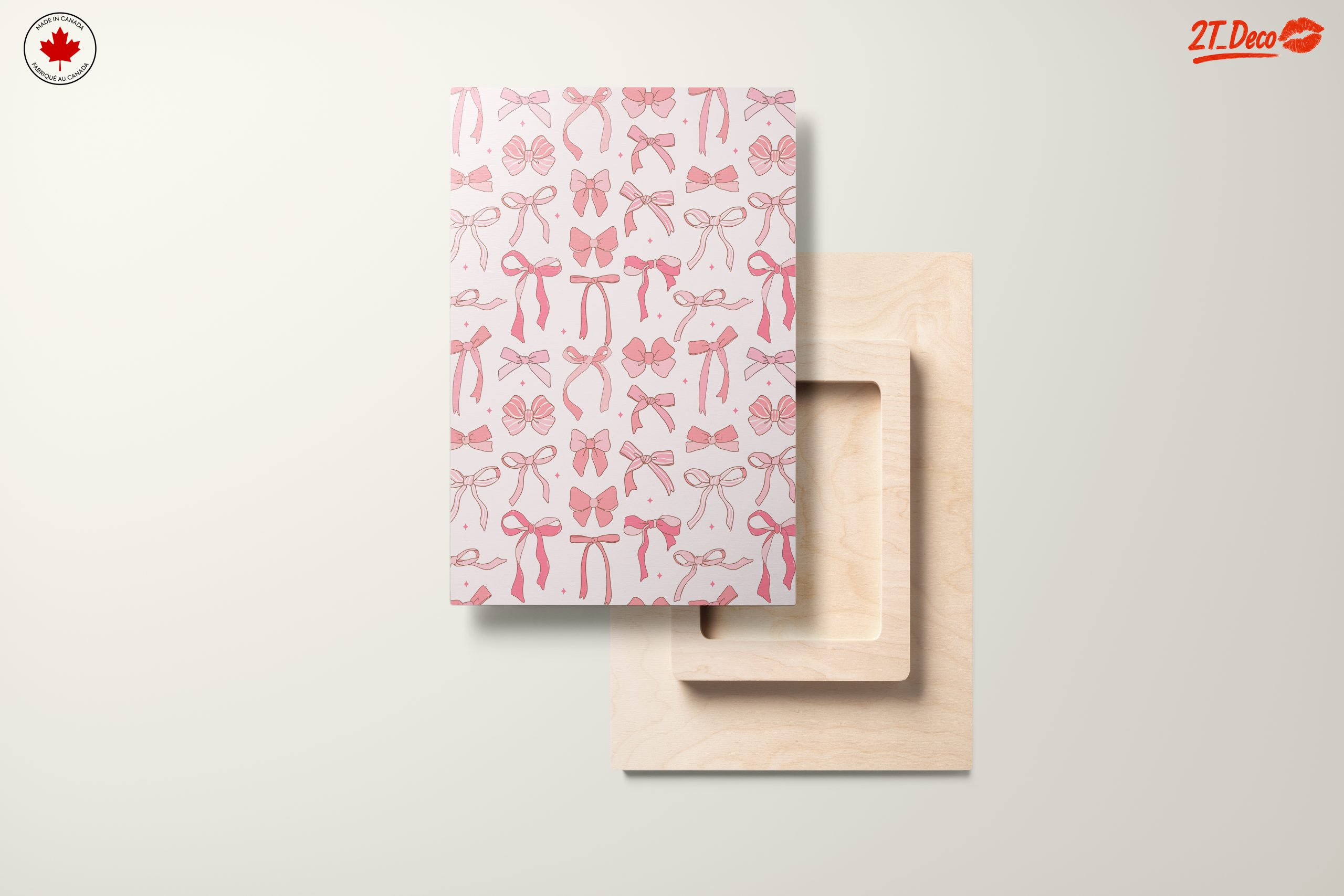 Cute Bow Pattern Wall Art - Image 11