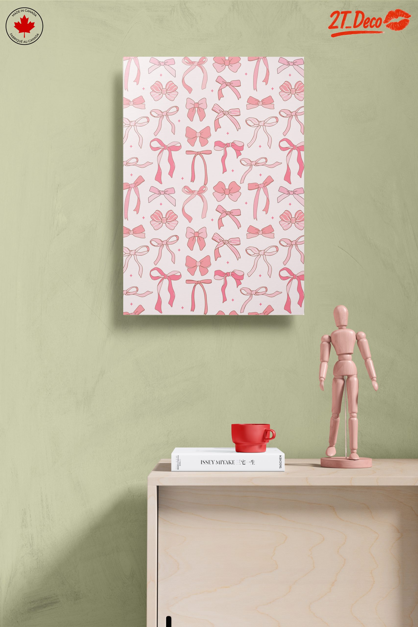 Cute Bow Pattern Wall Art - Image 14