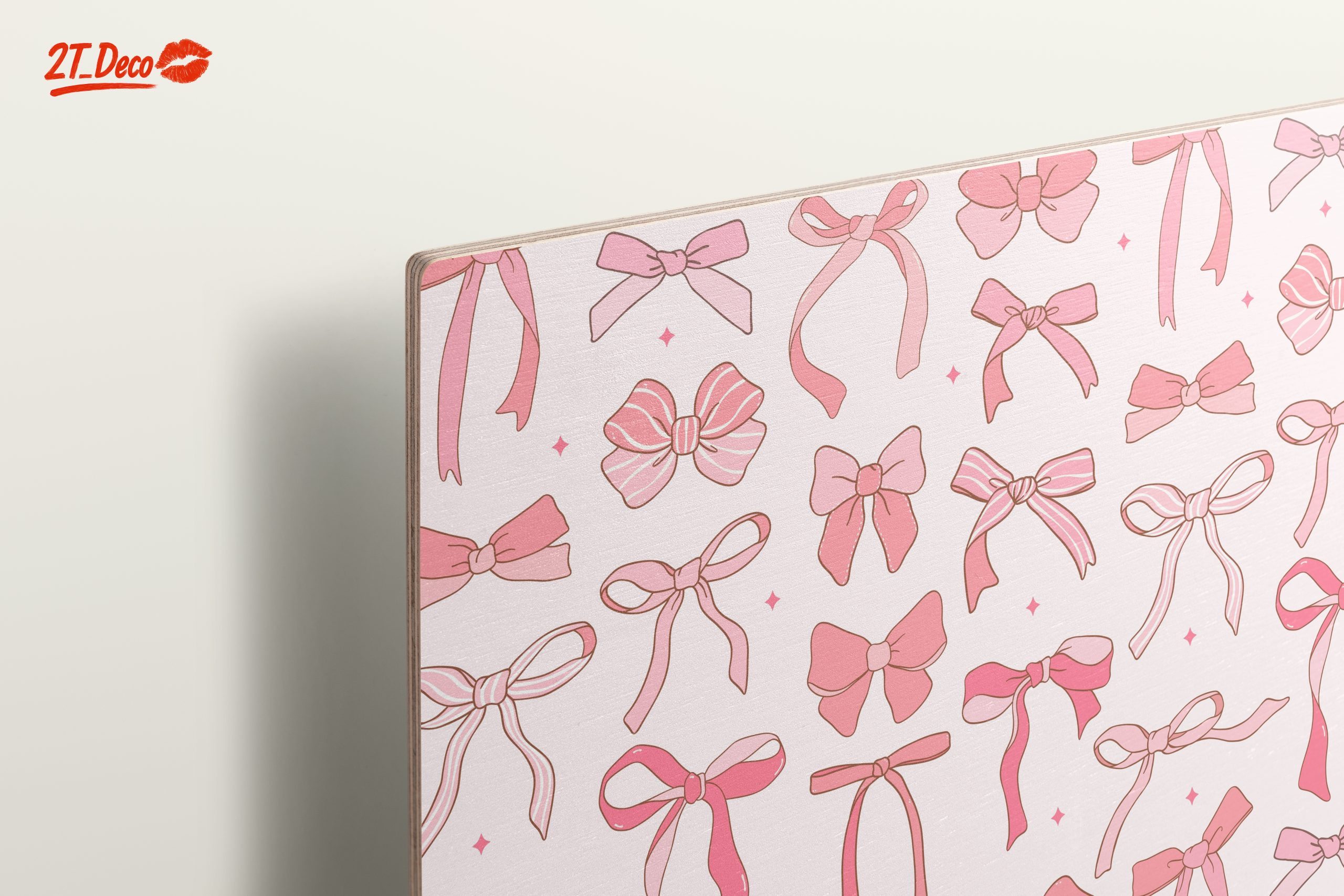 Cute Bow Pattern Wall Art - Image 15