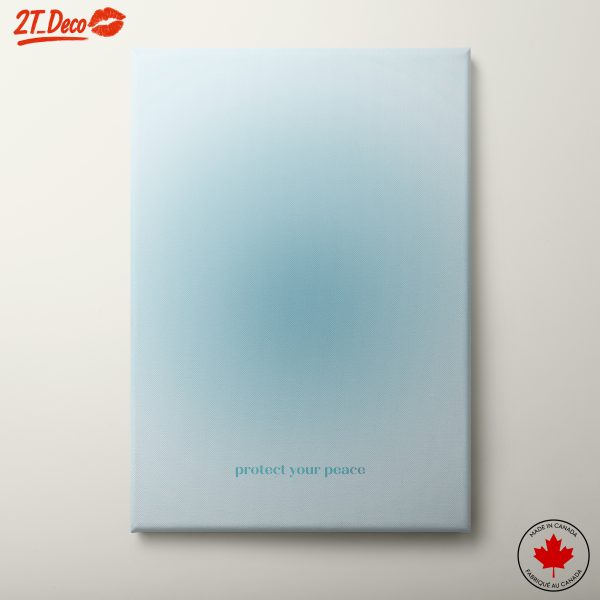 Protect Your Peace Inspirational Typography Art