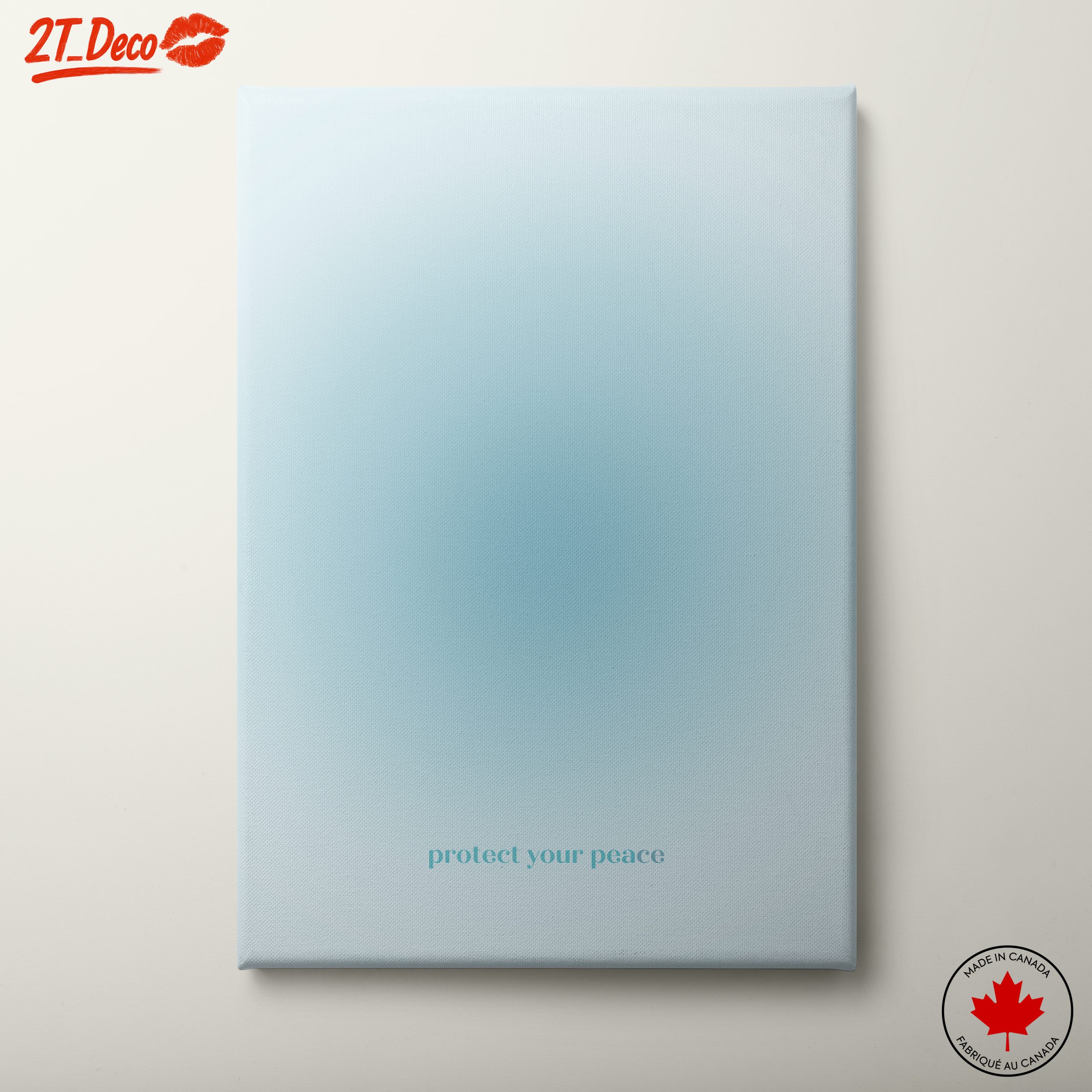 Protect Your Peace Inspirational Typography Art