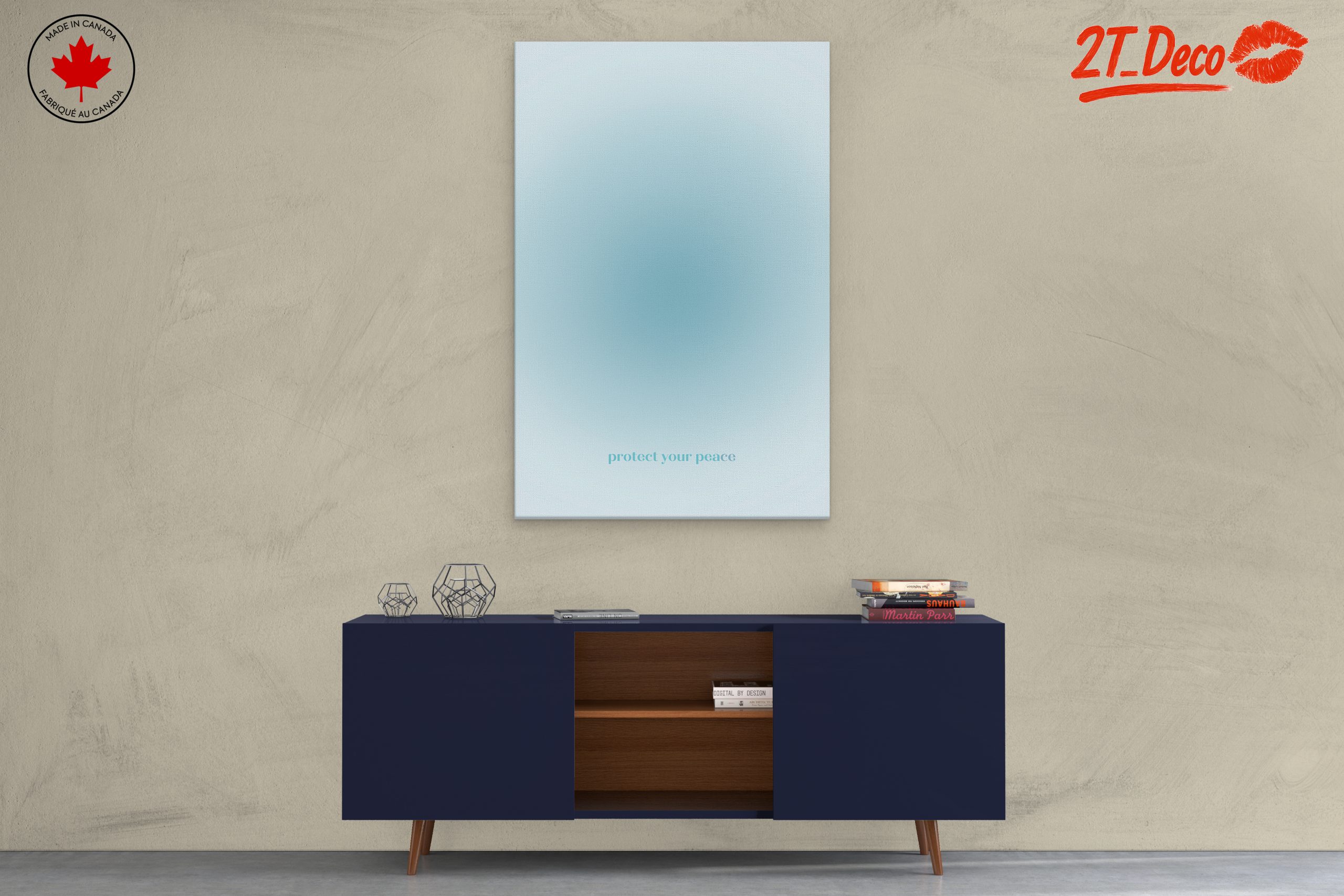 Protect Your Peace Inspirational Typography Art - Image 3