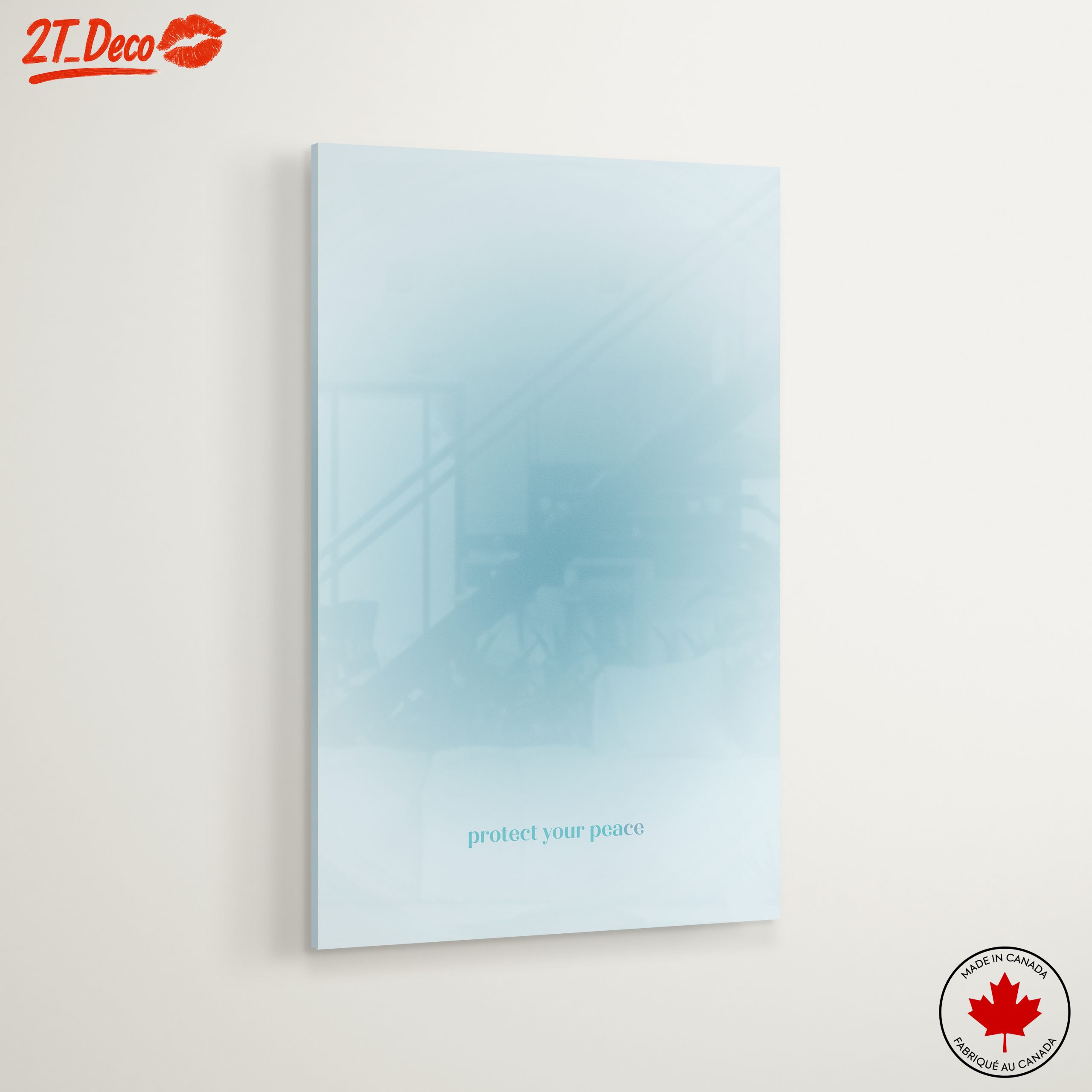 Protect Your Peace Inspirational Typography Art - Image 6