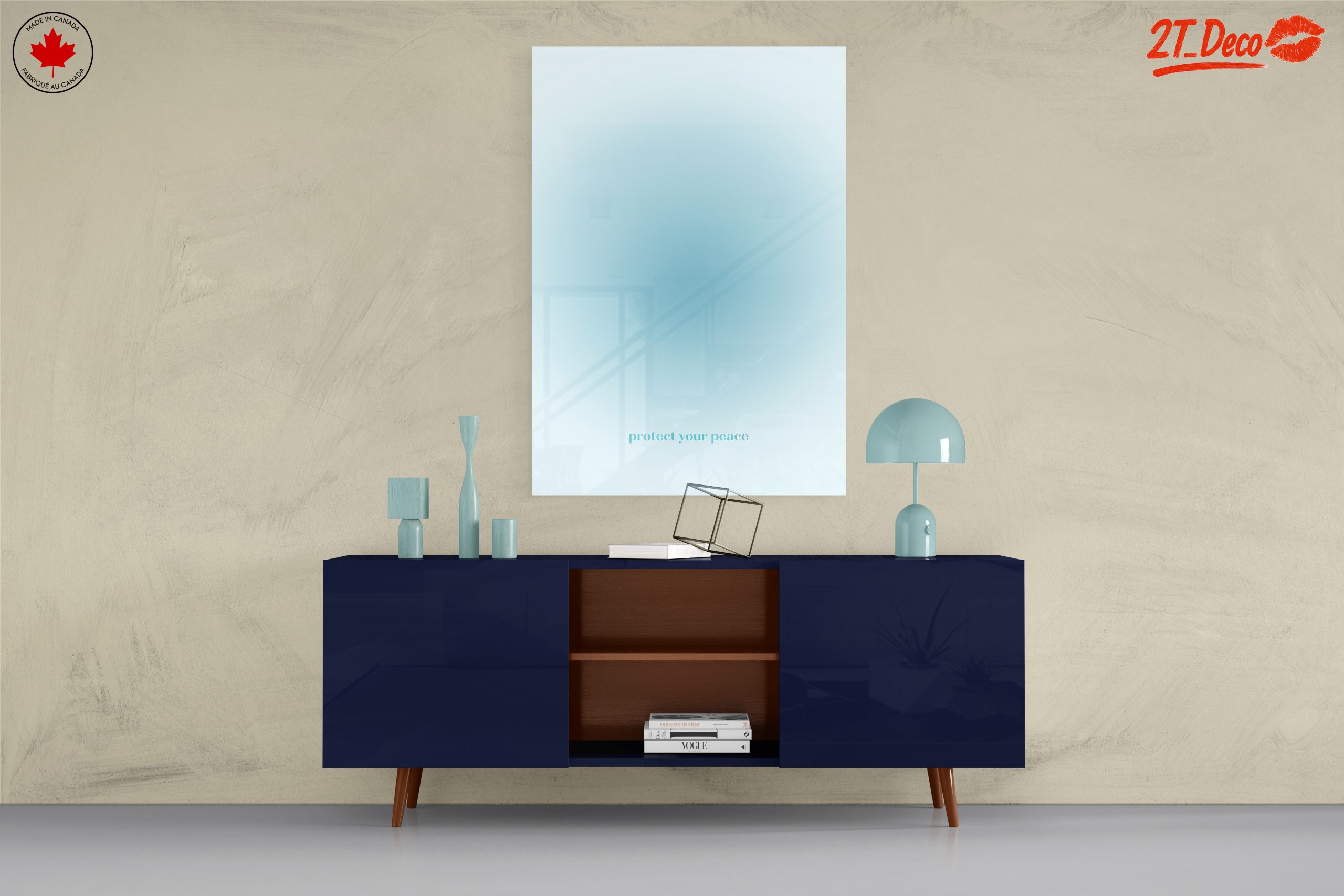 Protect Your Peace Inspirational Typography Art - Image 8