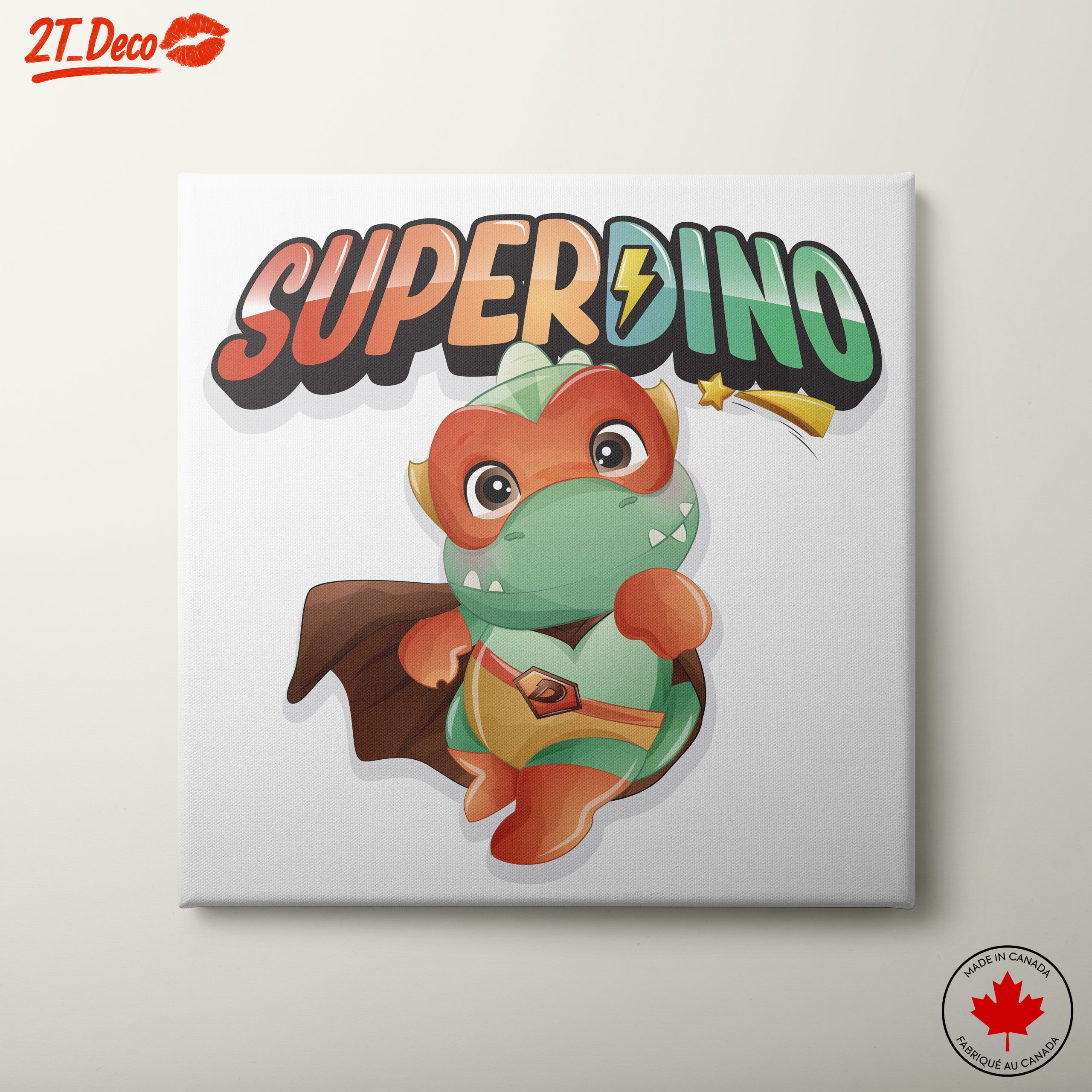 Super Dino Character Illustration