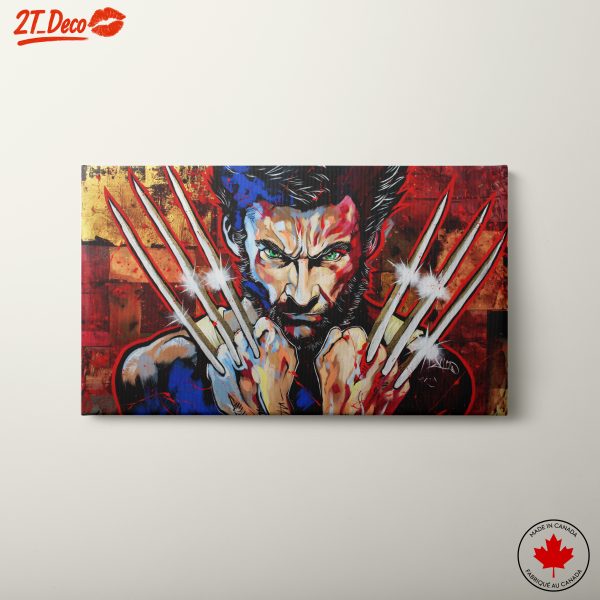 Wolverine Comic Art with Claws