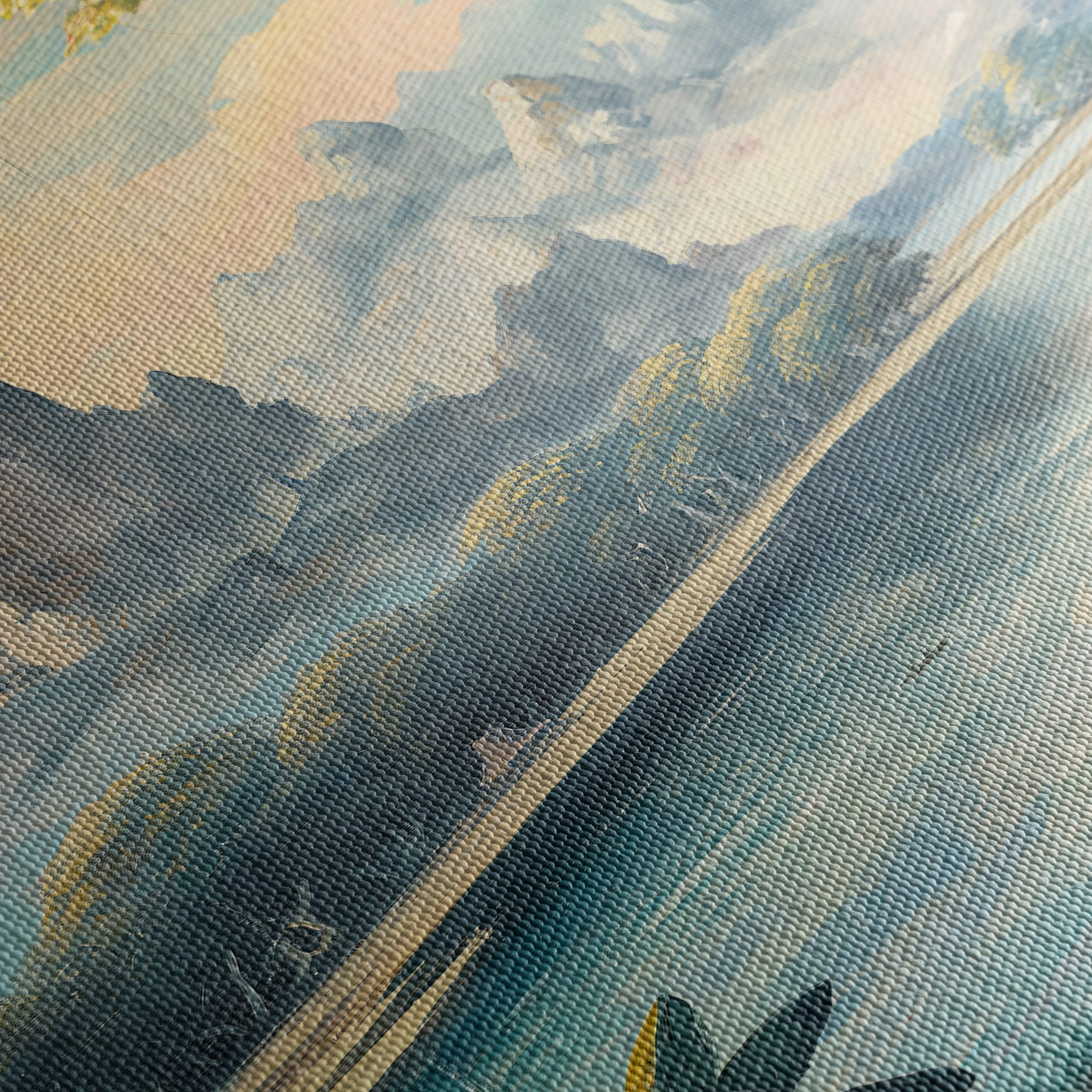 Serene Adventure Landscape Featuring Mountains and River - Image 5
