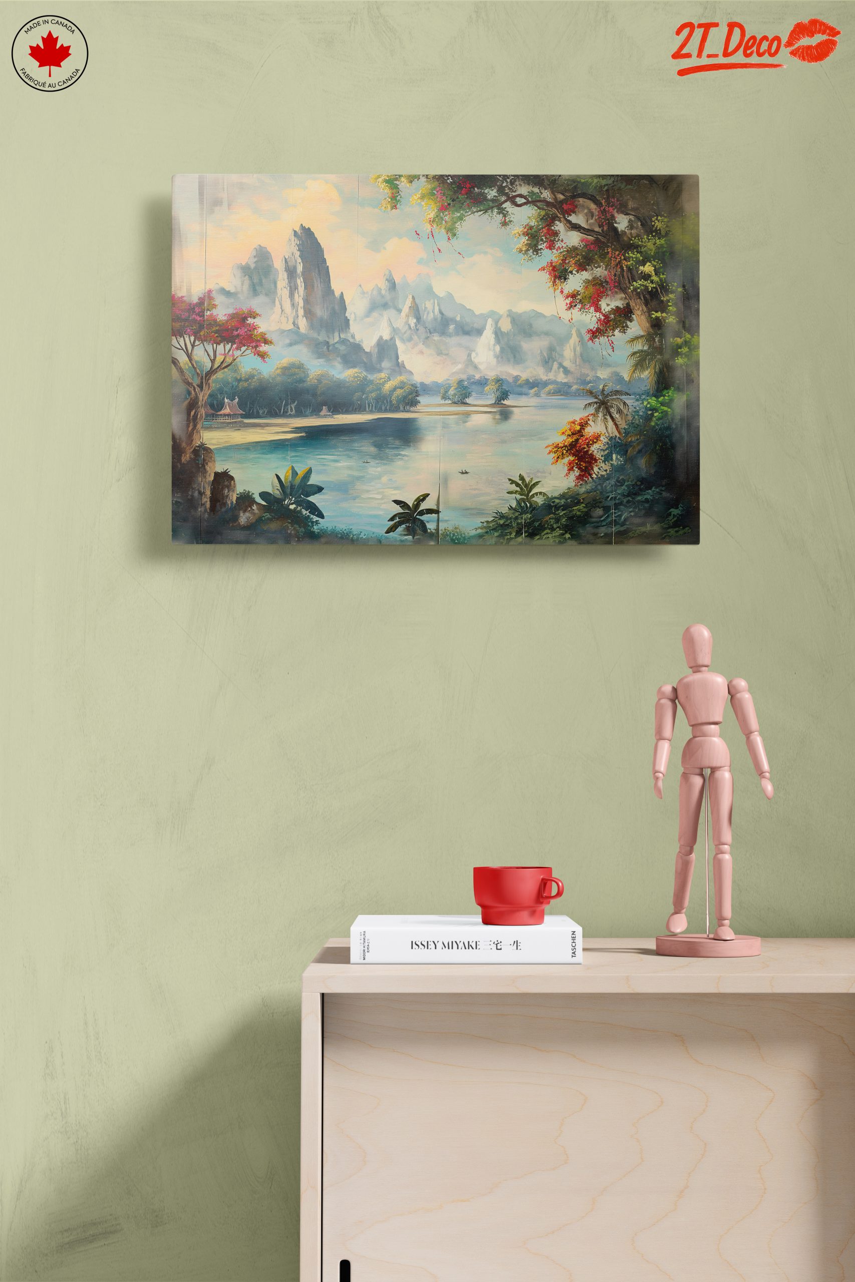 Serene Adventure Landscape Featuring Mountains and River - Image 14