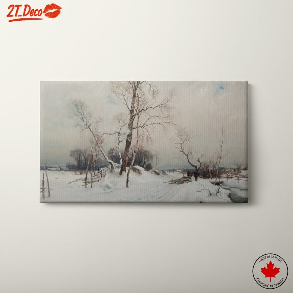 Serene Winter Landscape with Snowy Trees 4