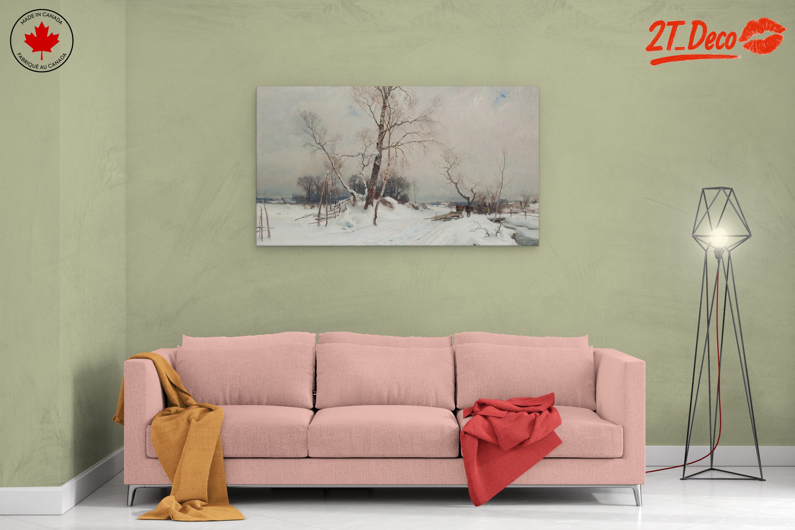 Serene Winter Landscape with Snowy Trees 4 - Image 2