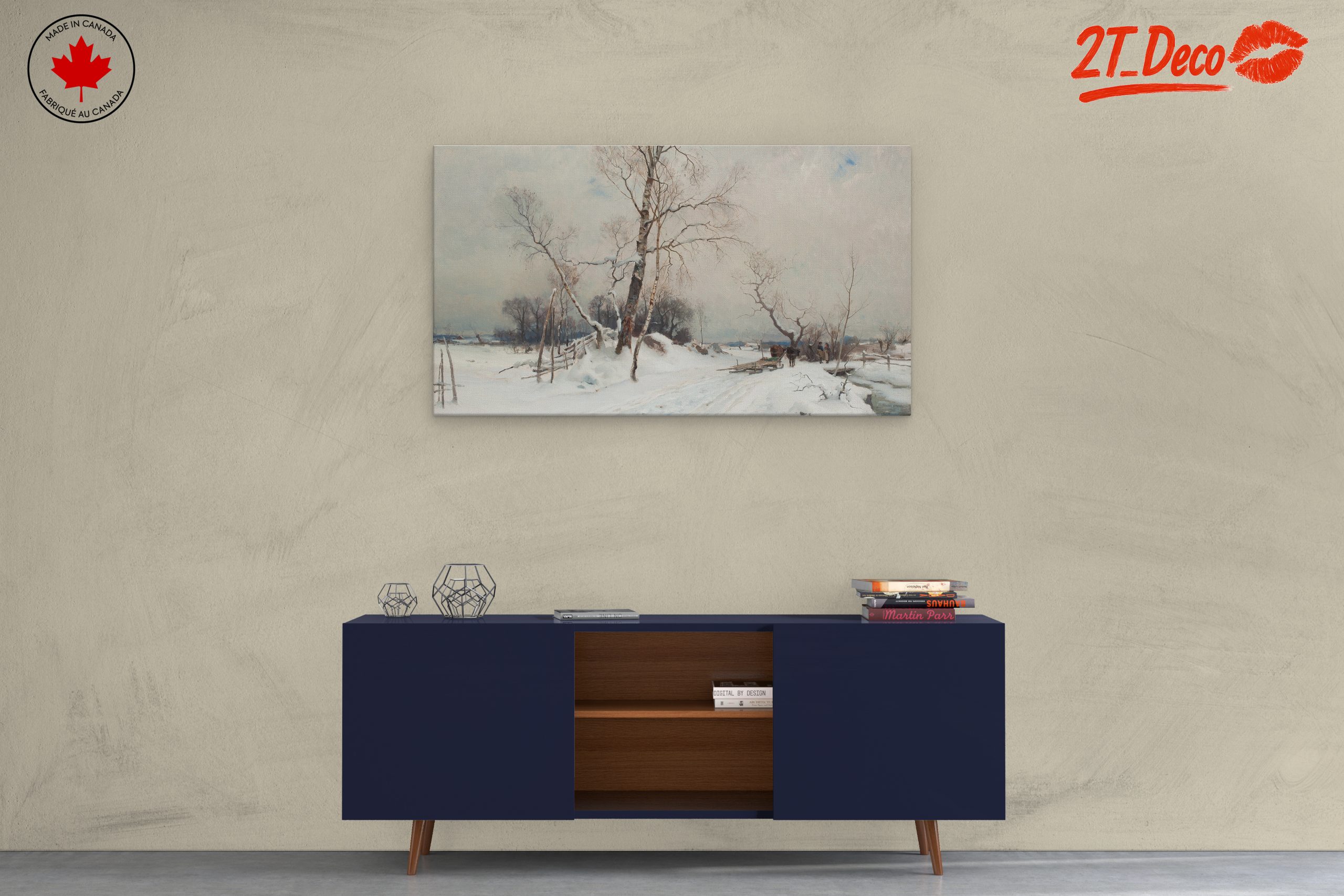 Serene Winter Landscape with Snowy Trees 4 - Image 3
