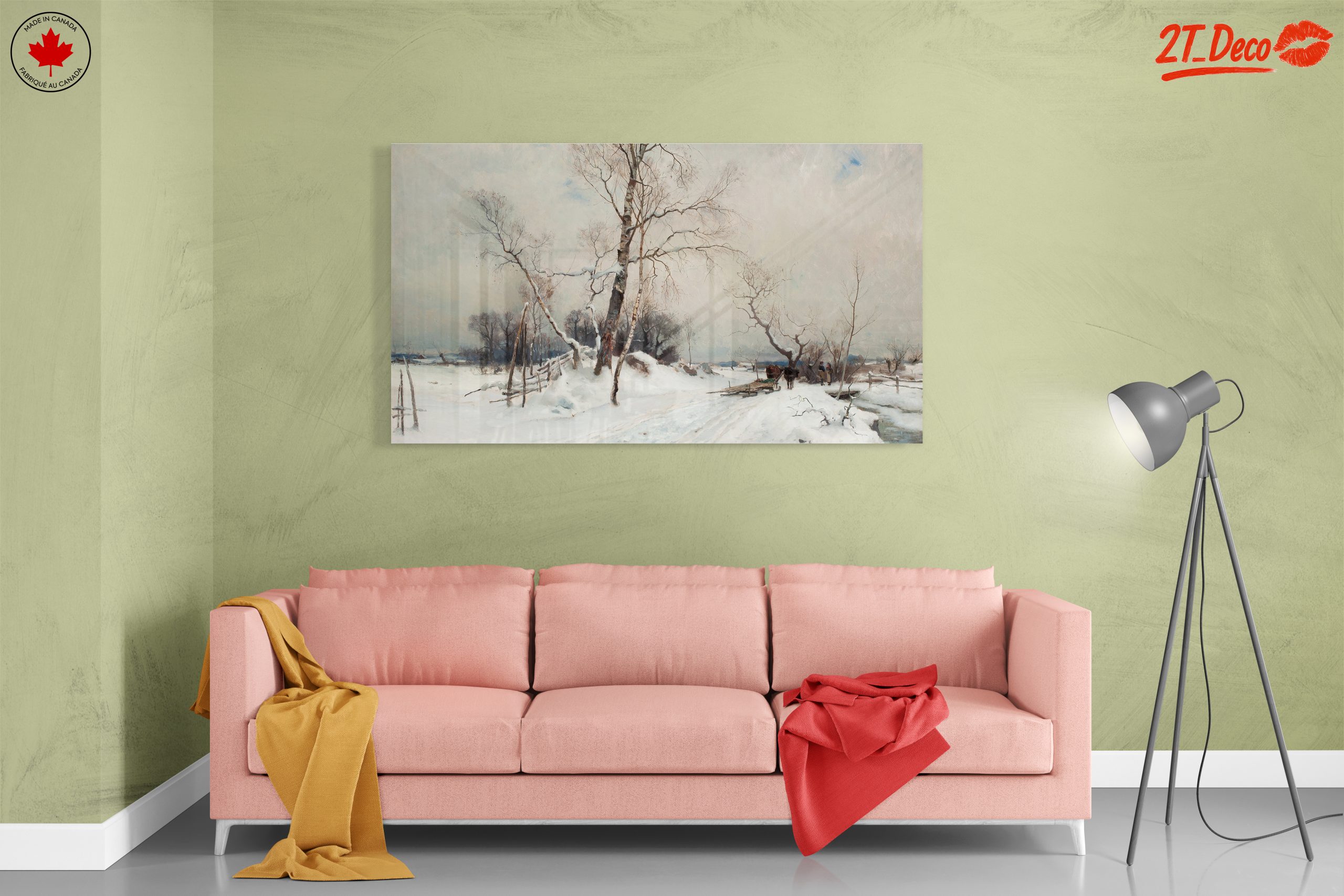 Serene Winter Landscape with Snowy Trees 4 - Image 7