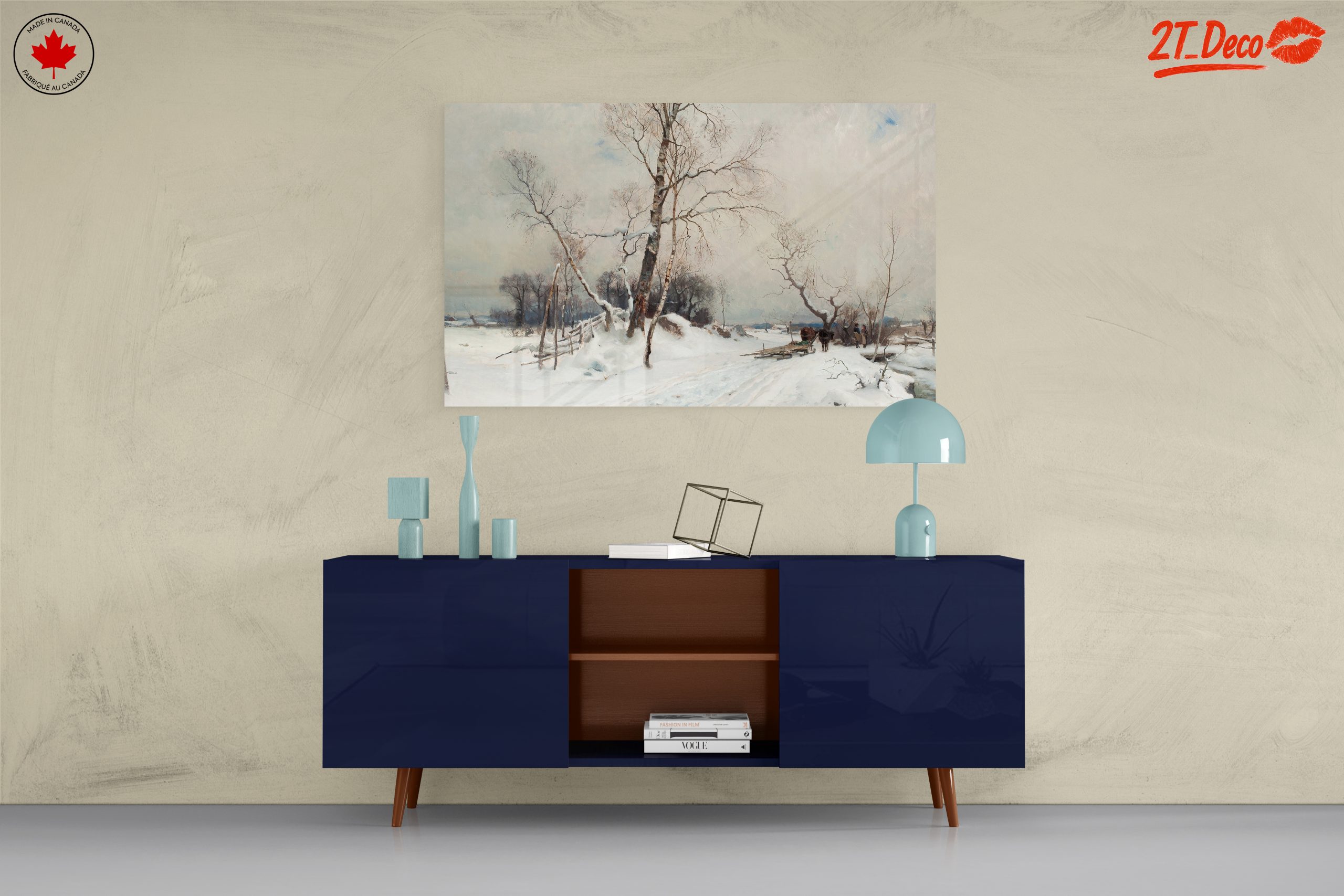 Serene Winter Landscape with Snowy Trees 4 - Image 8