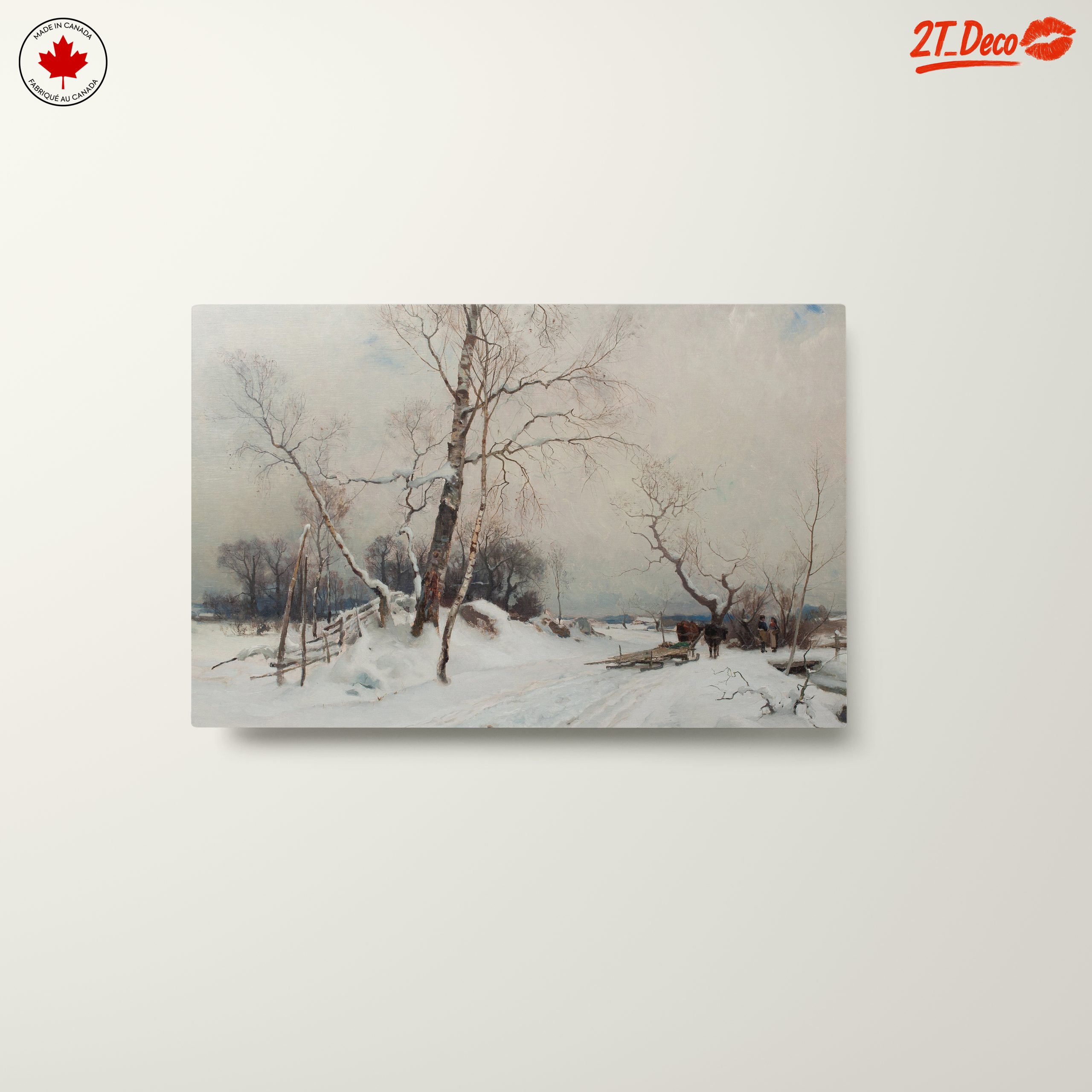 Serene Winter Landscape with Snowy Trees 4 - Image 10